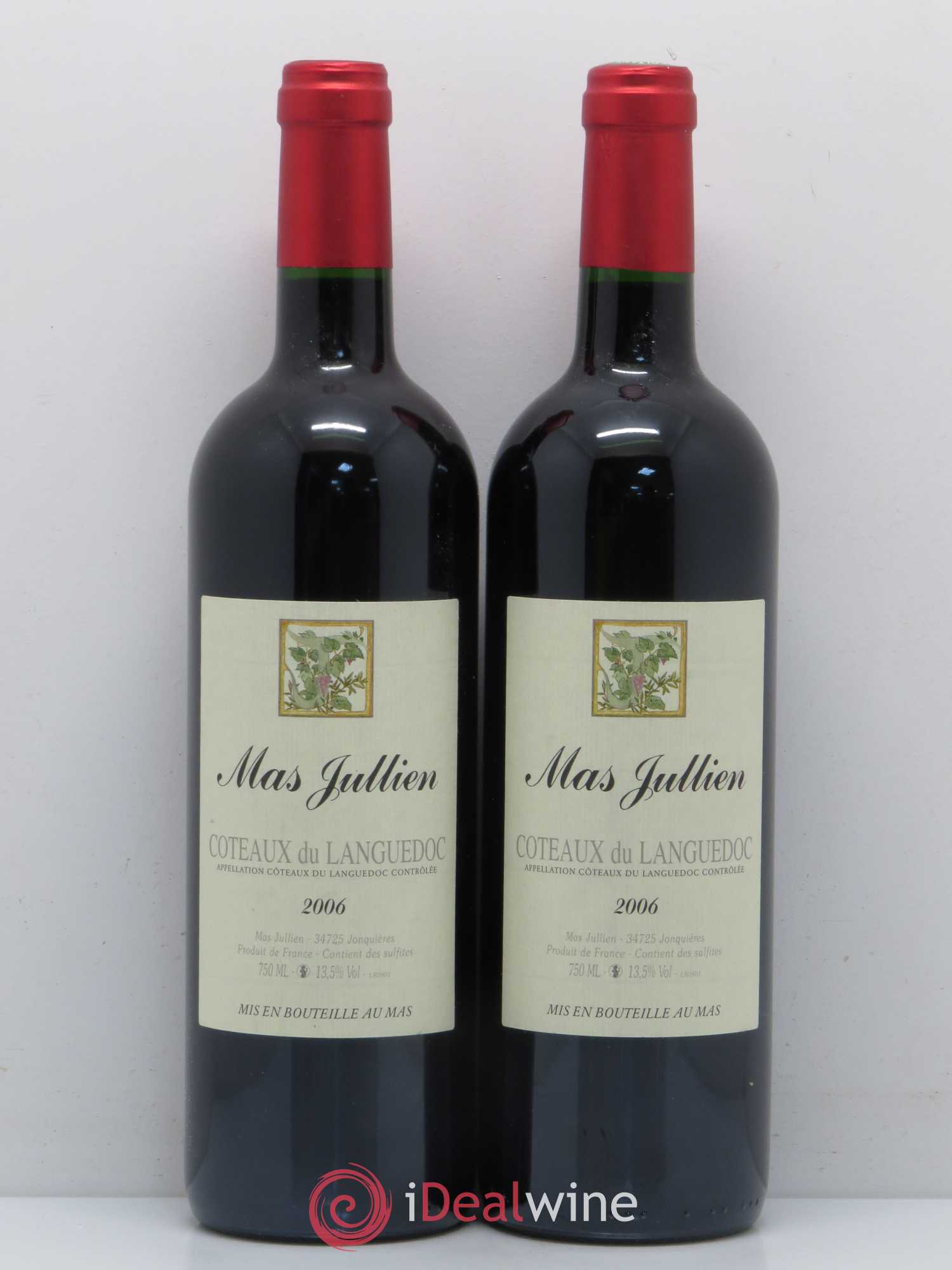 Terrasses du Larzac Mas Jullien Olivier Jullien 2006 - Lot de 2 bouteilles - 0