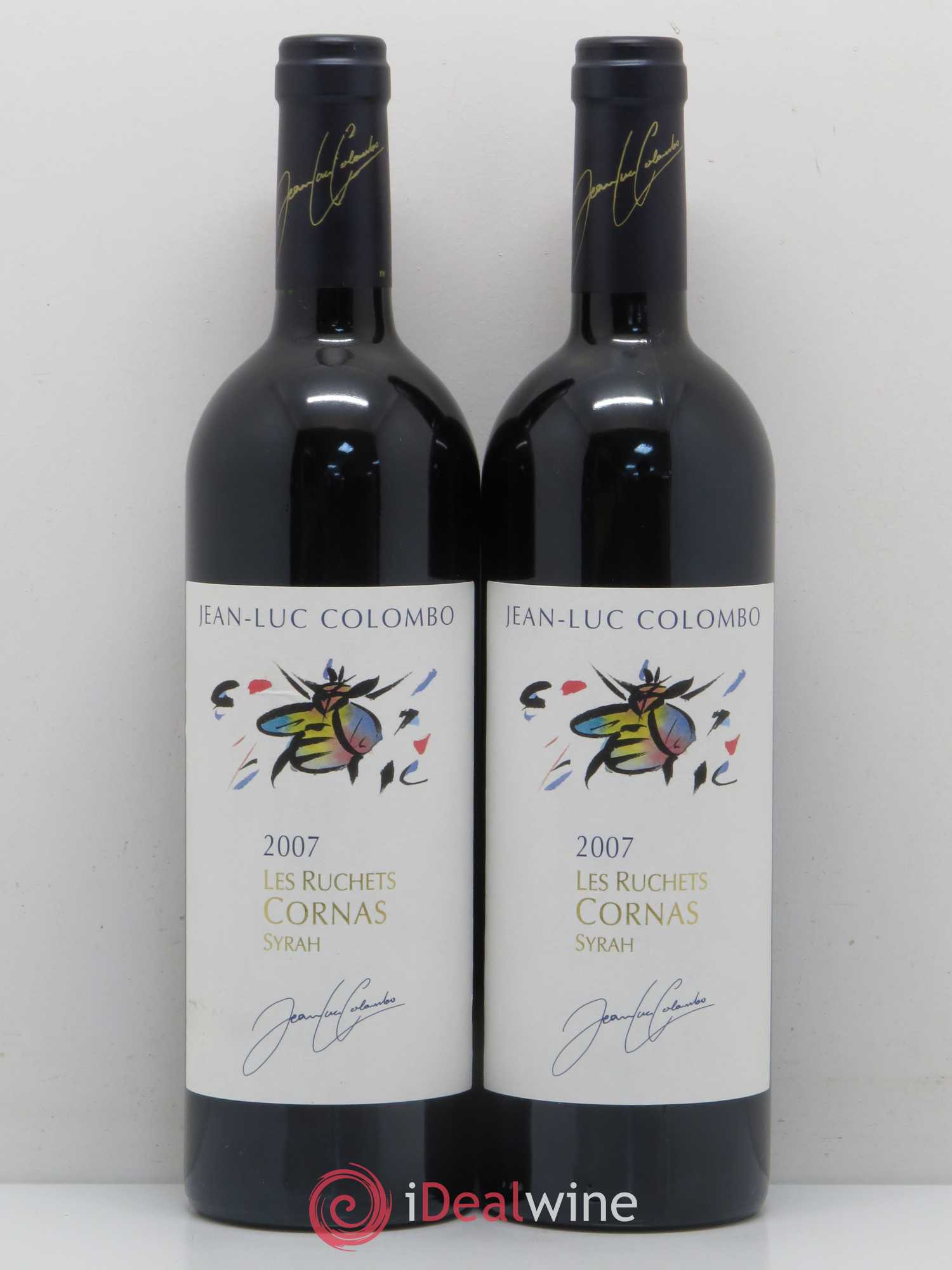 Cornas les Ruchets Jean-Luc Colombo 2007 - Lot de 2 bouteilles - 0