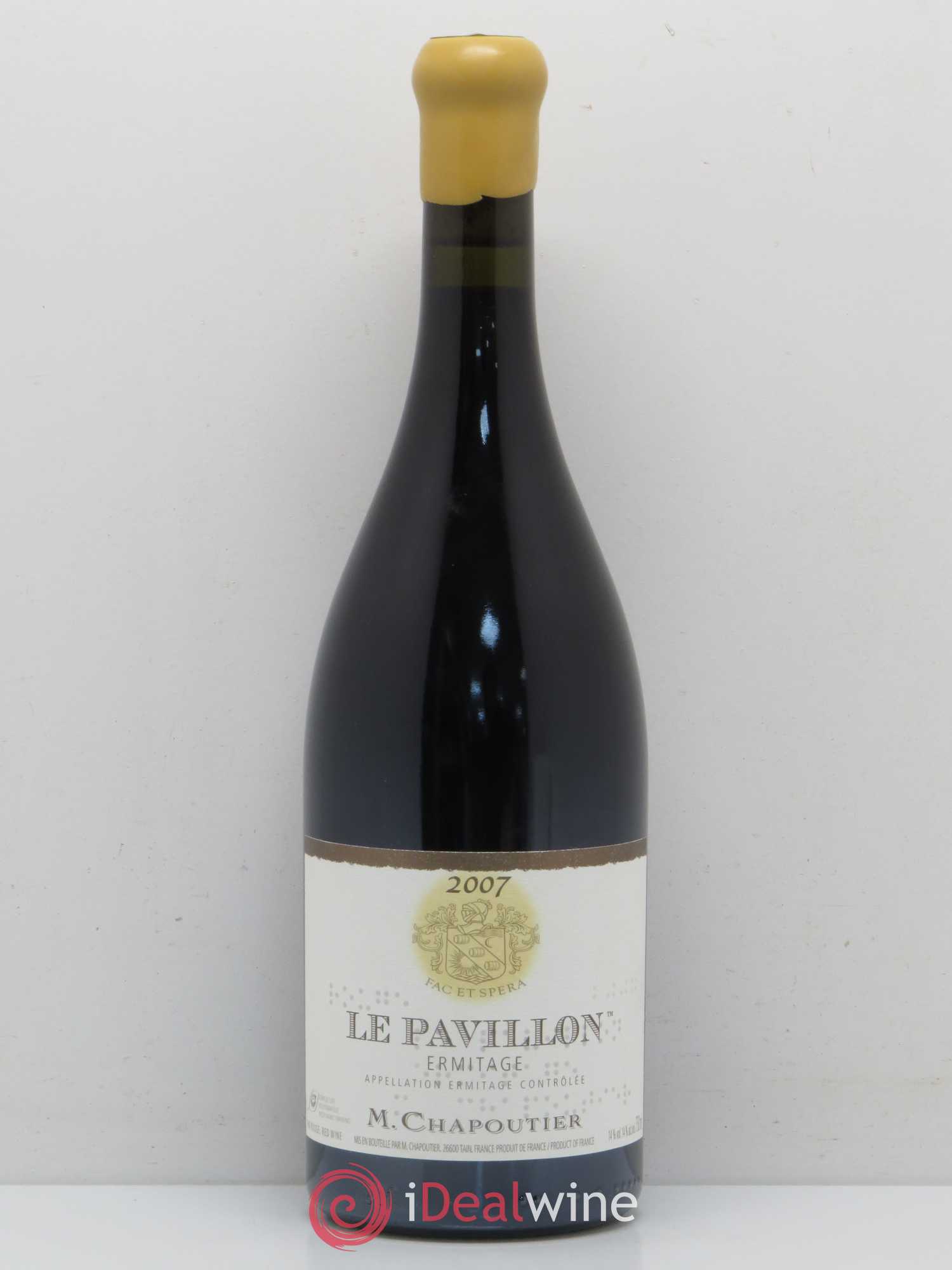 Hermitage Ermitage Le Pavillon Chapoutier 2007 - Lot de 1 bouteille - 0