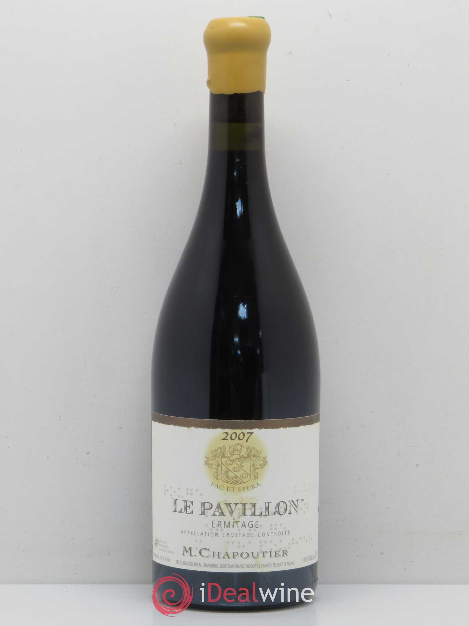 Hermitage Ermitage Le Pavillon Chapoutier 2007 - Lot de 1 bouteille - 0