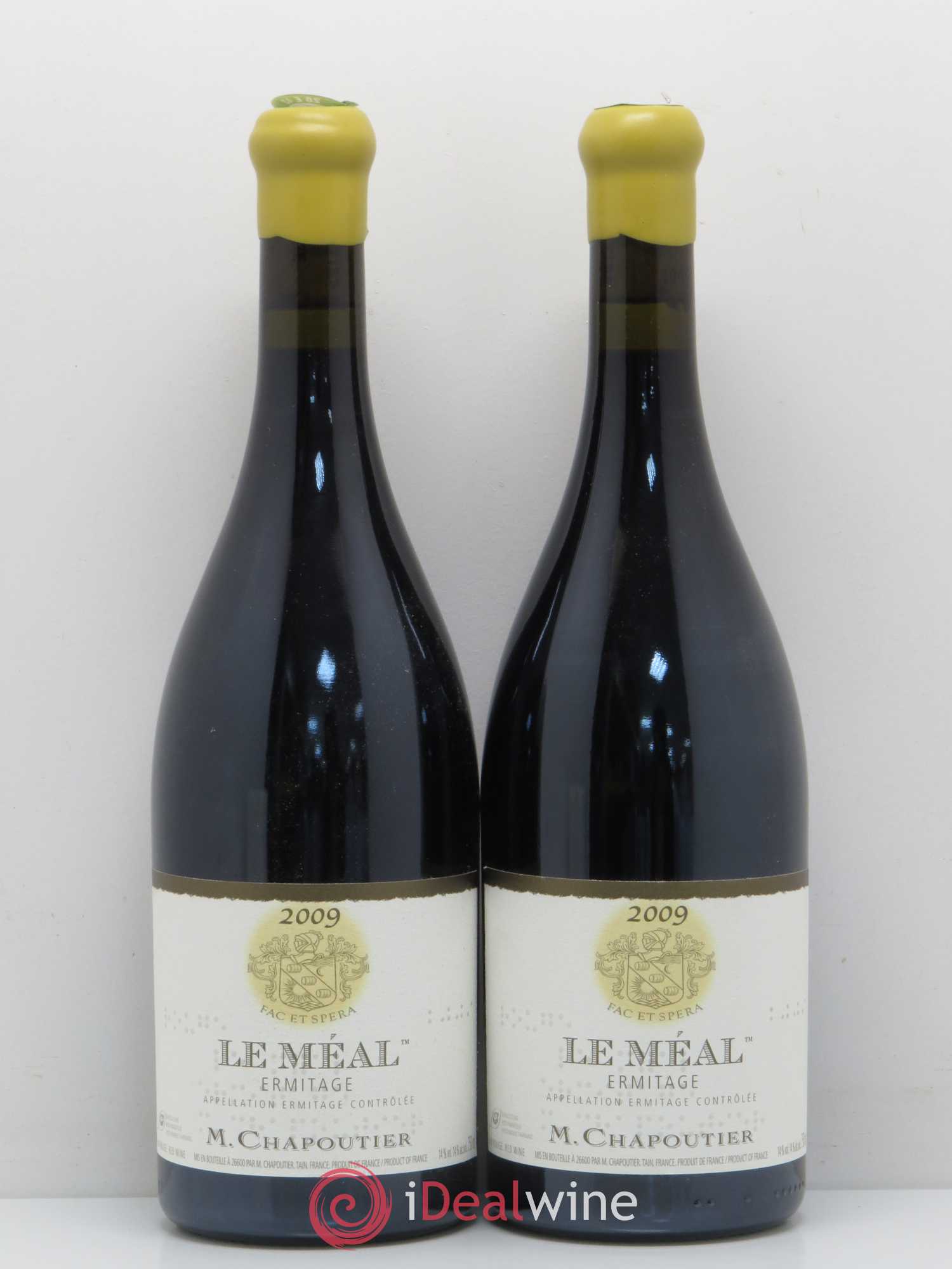 Hermitage Ermitage Le Méal Chapoutier 2009 - Lot de 2 bouteilles - 0