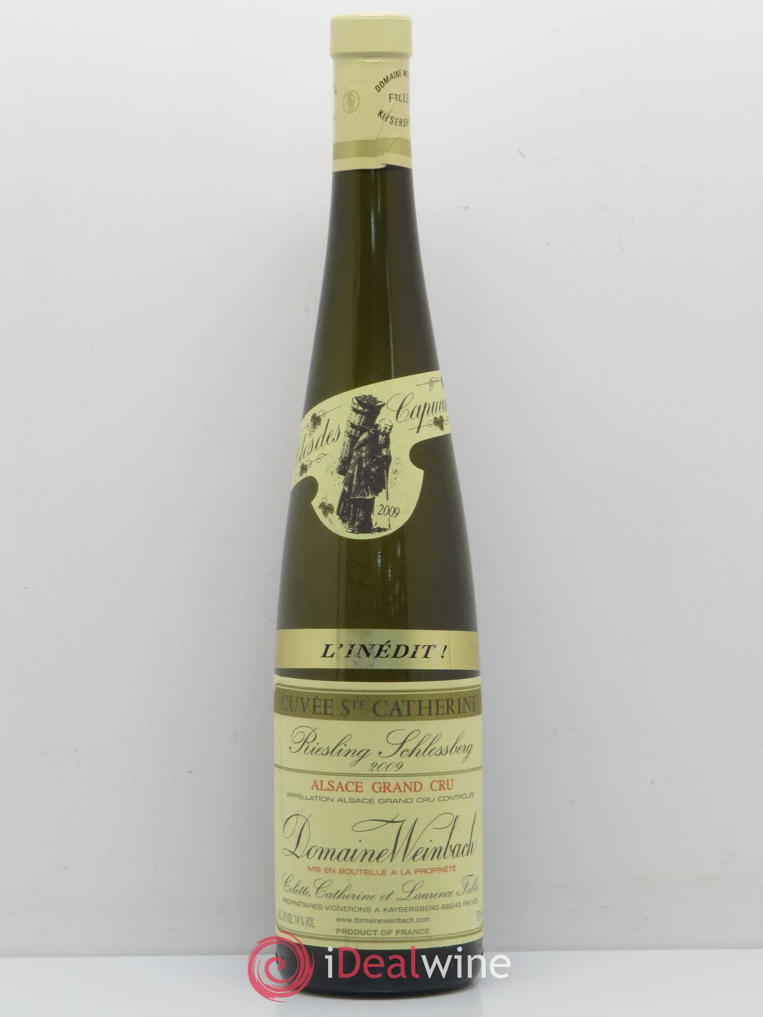 Alsace Riesling Grand Cru Schlossberg Cuvée Sainte Catherine l'Inédit Weinbach (Domaine) 2009 - Lot de 1 bouteille - 0