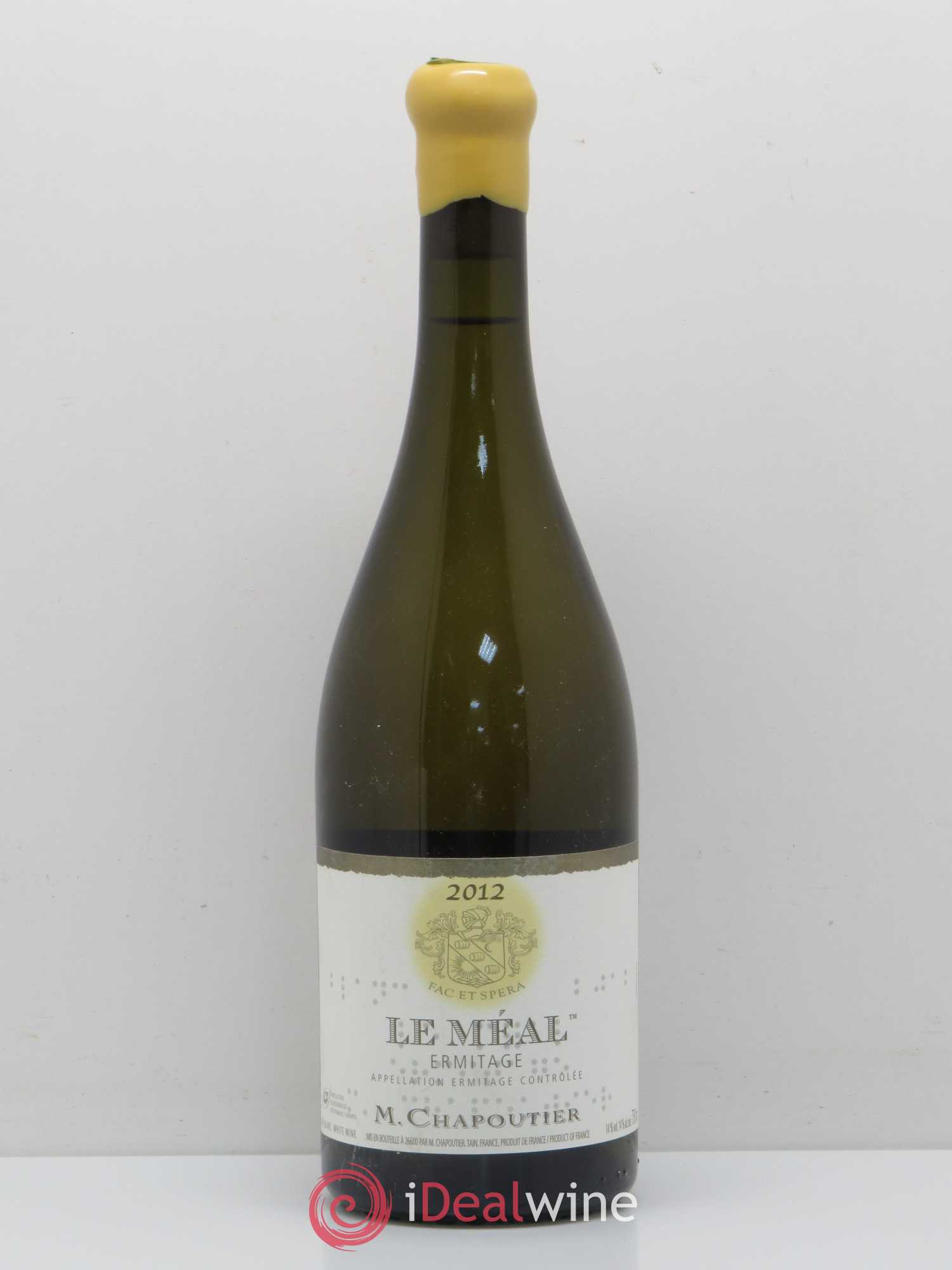 Hermitage Ermitage Le Méal Chapoutier 2012 - Lot de 1 bouteille - 0
