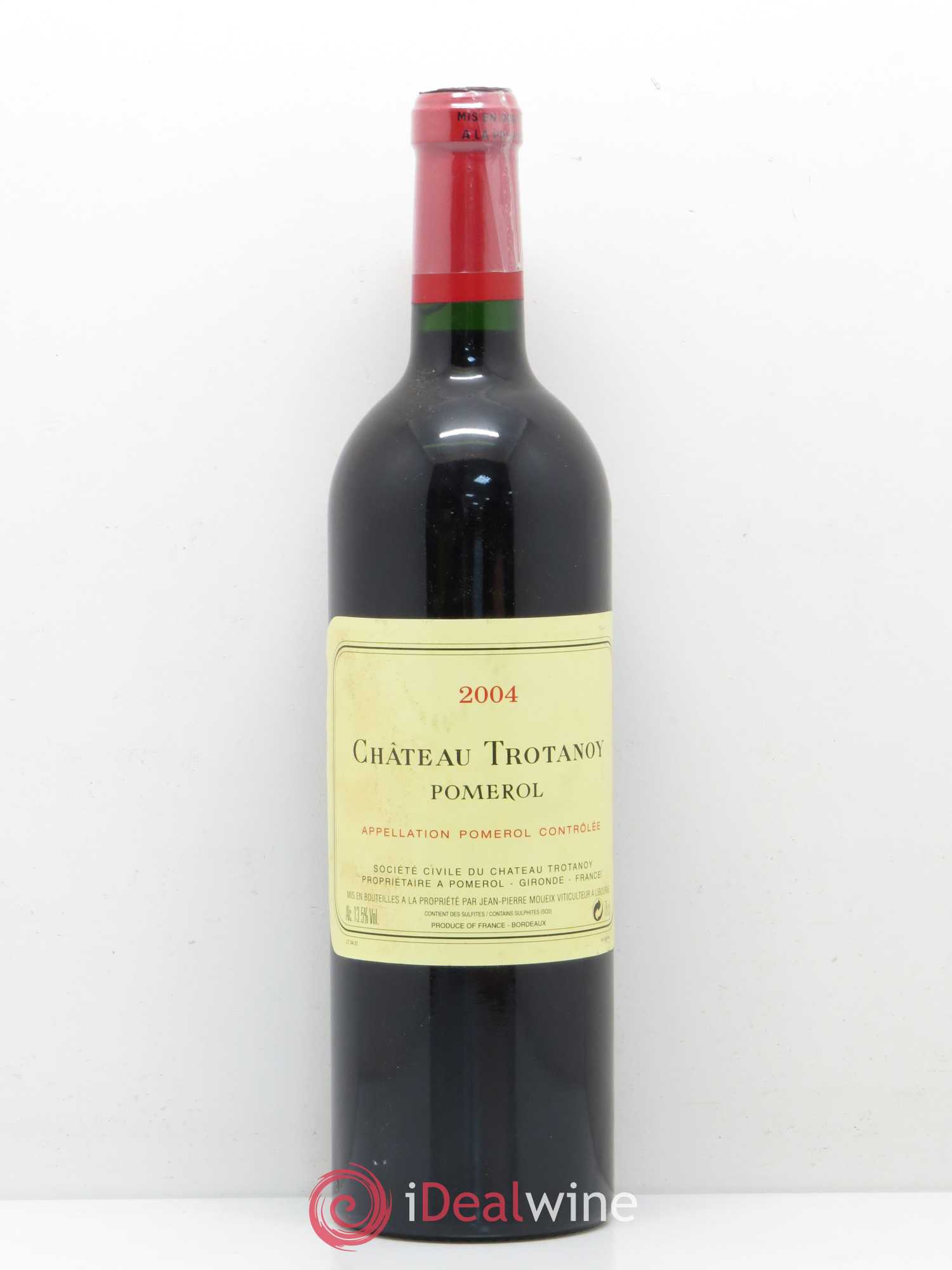 Château Trotanoy 2004 - Lot de 1 bouteille - 0
