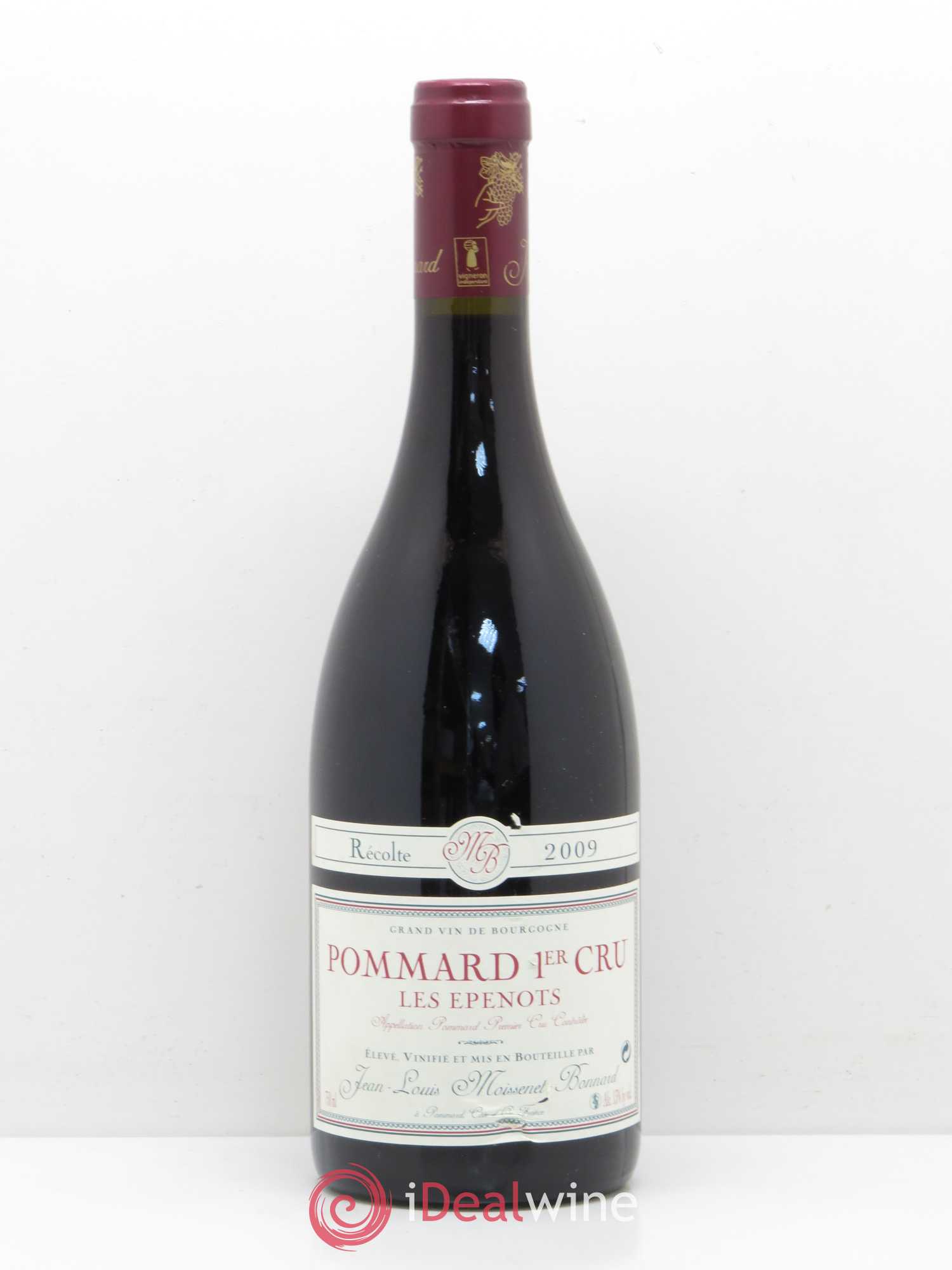 Pommard 1er Cru Les Epenots Domaine Moissenet Bonnard 2009 - Posten von 1 Flasche - 0