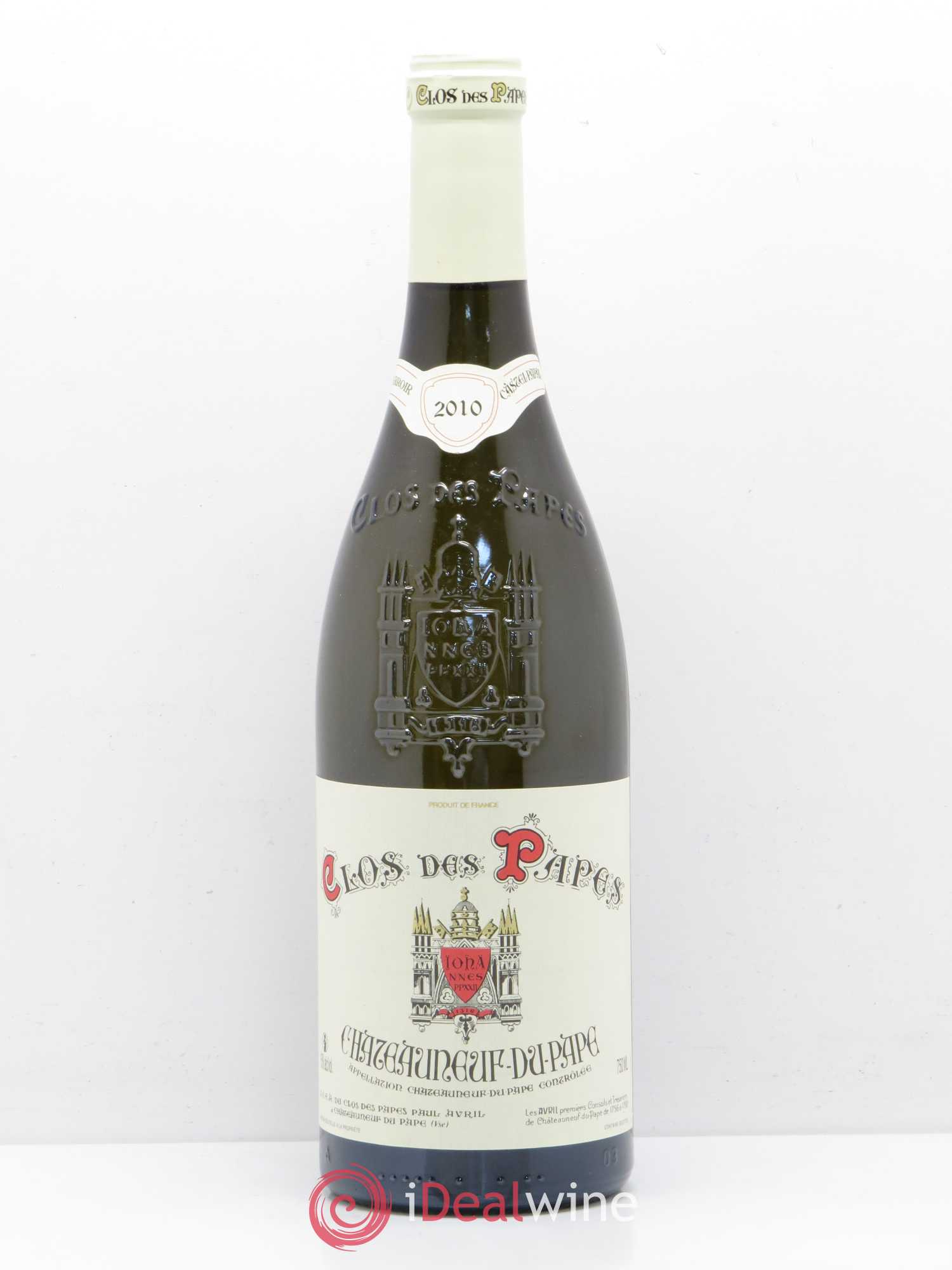 Châteauneuf-du-Pape Clos des Papes - Paul Avril 2010 - Lot de 1 bouteille - 0