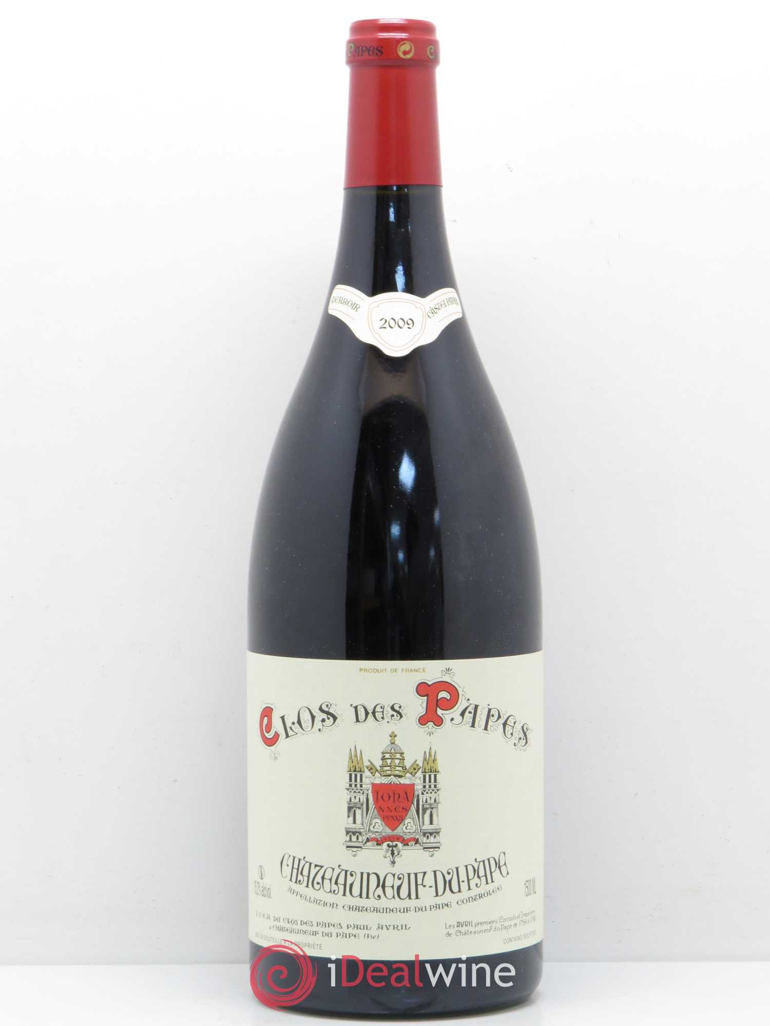 Châteauneuf-du-Pape Clos des Papes - Paul Avril 2009 - Lot de 1 magnum - 0