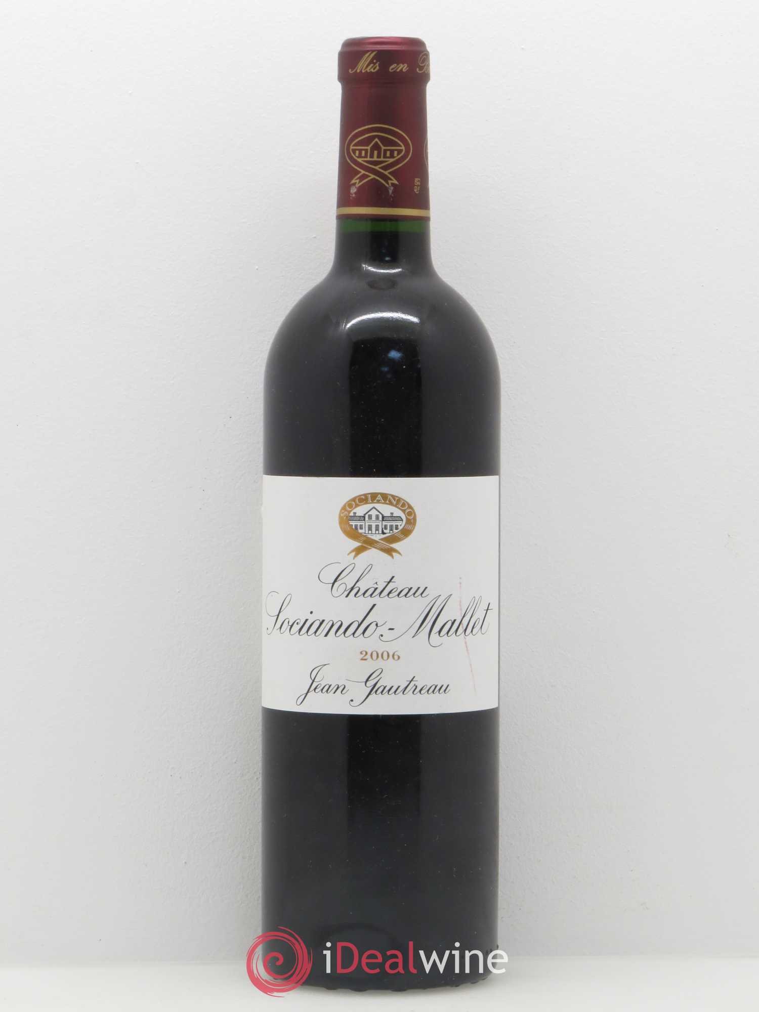 Château Sociando Mallet 2006 - Lot de 1 bouteille - 0