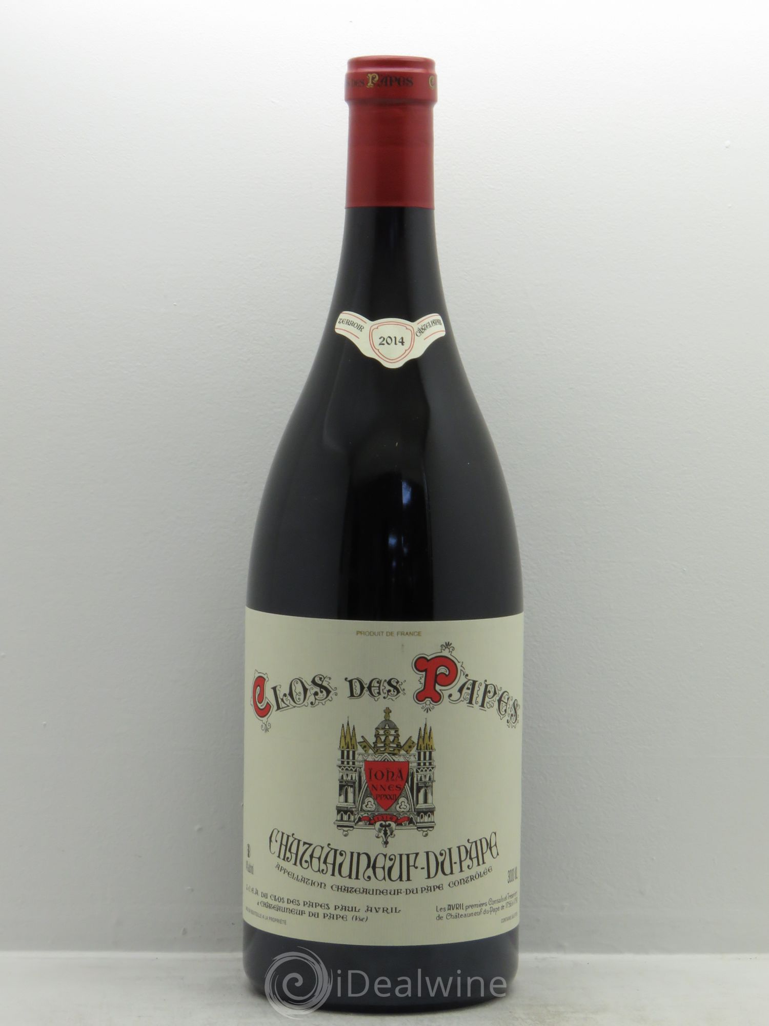 Châteauneuf-du-Pape Clos des Papes - Paul Avril 2014 - Lot de 1 double magnum - 0