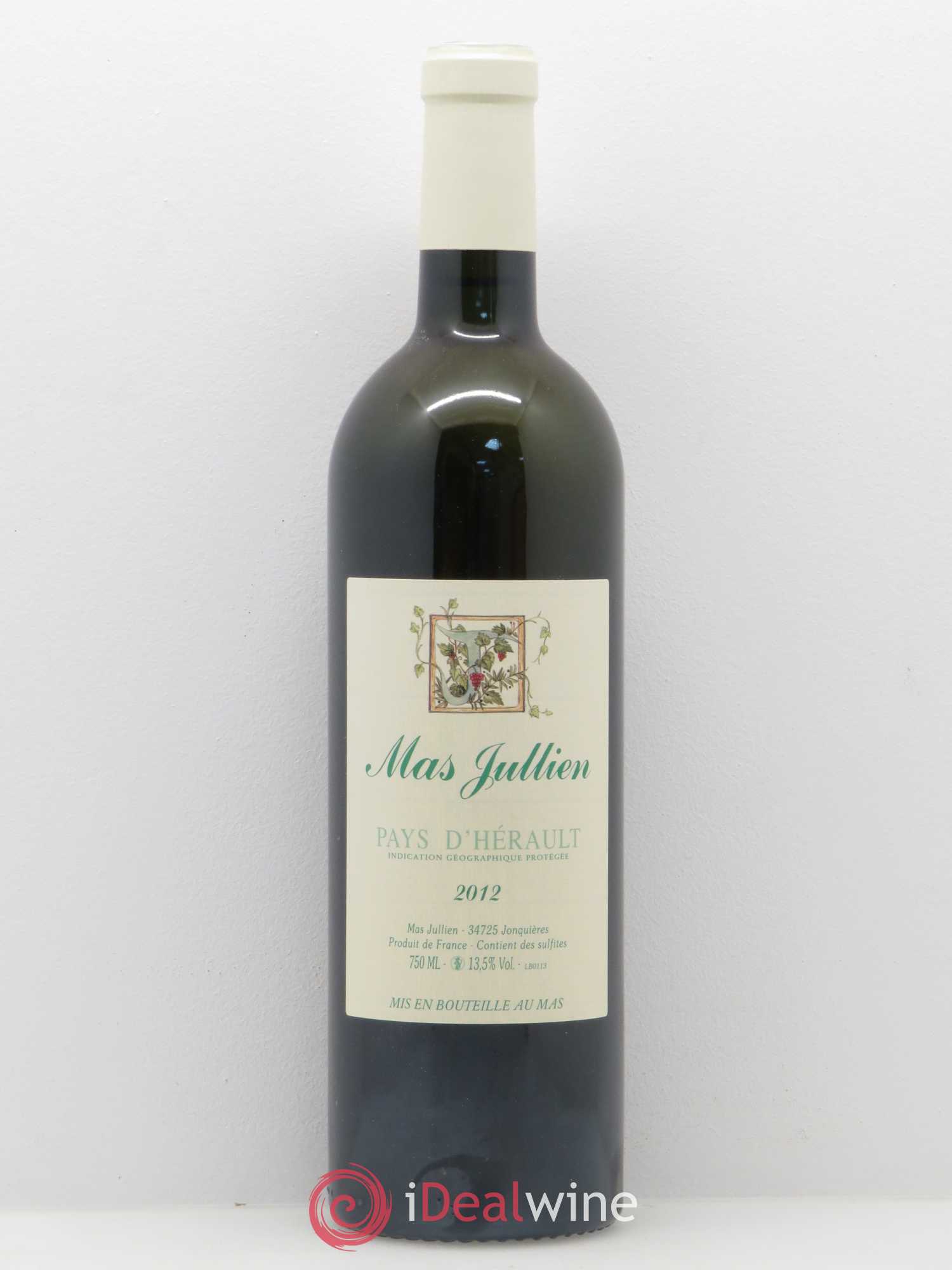 Pays d'Hérault Mas Jullien Olivier Jullien 2012 - Lot de 1 bouteille - 0