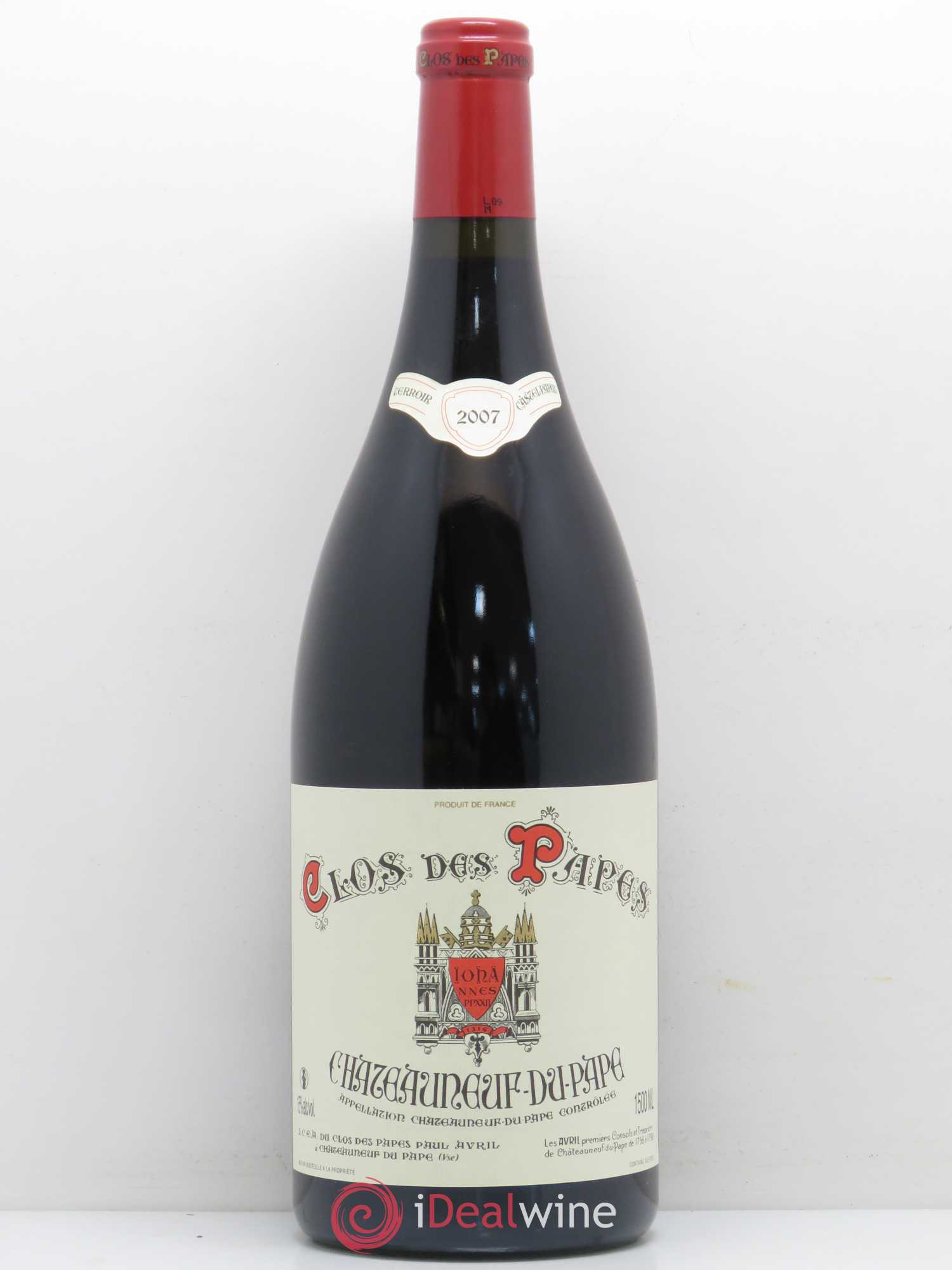 Châteauneuf-du-Pape Clos des Papes - Paul Avril 2007 - Lot de 1 magnum - 0