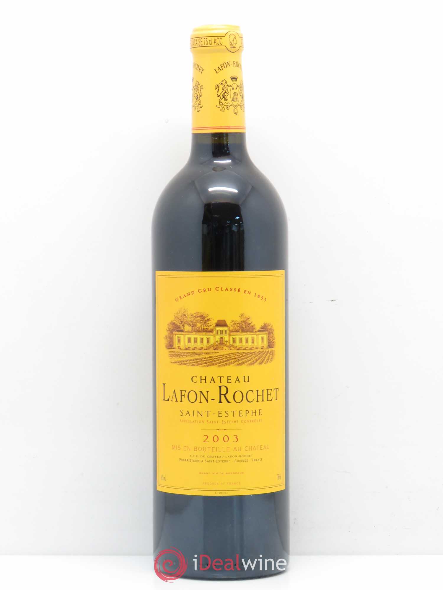 Château Lafon Rochet 4ème Grand Cru Classé 2003 - Lot de 1 bouteille - 0