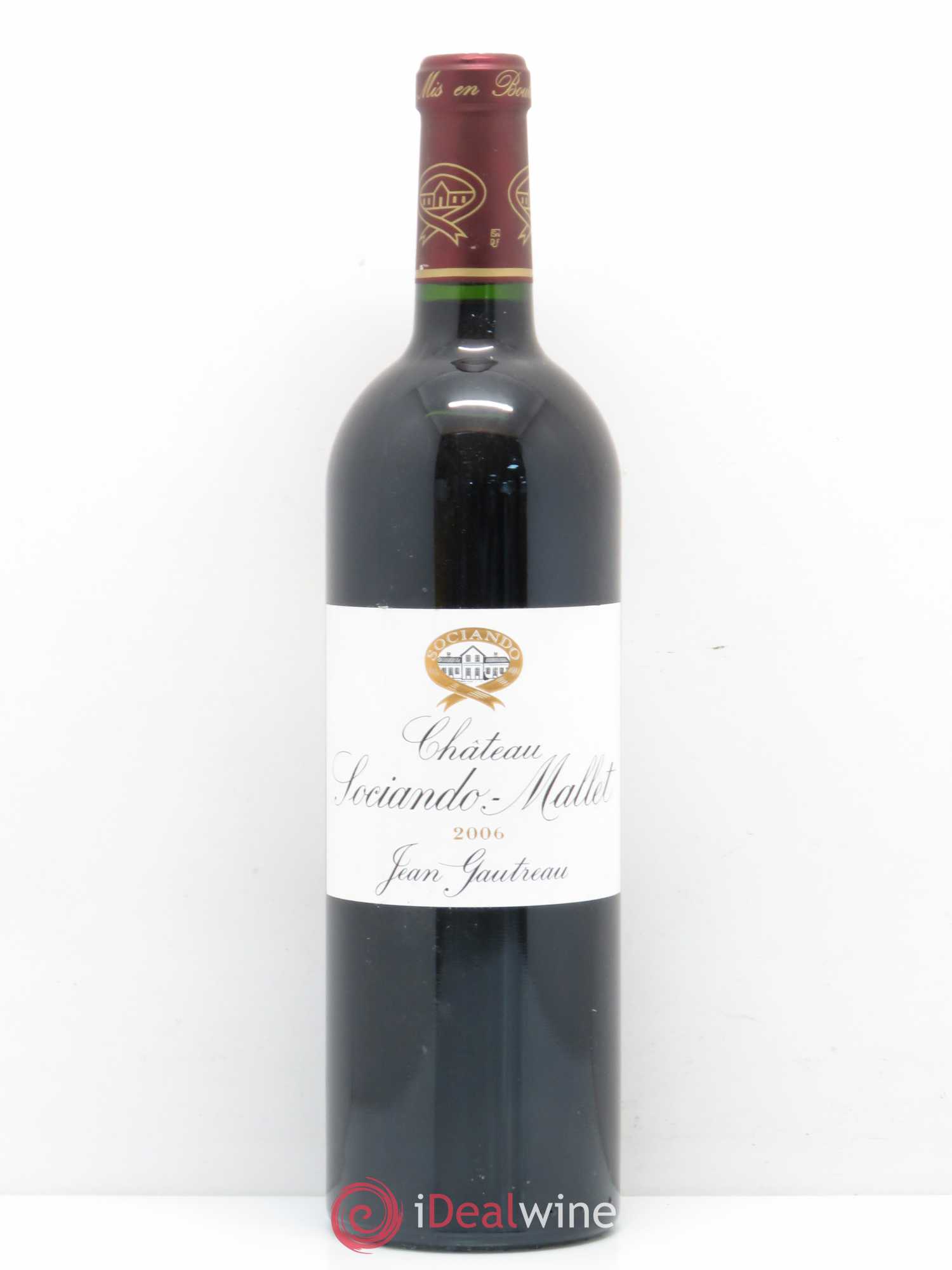 Château Sociando Mallet 2006 - Lot de 1 bouteille - 0