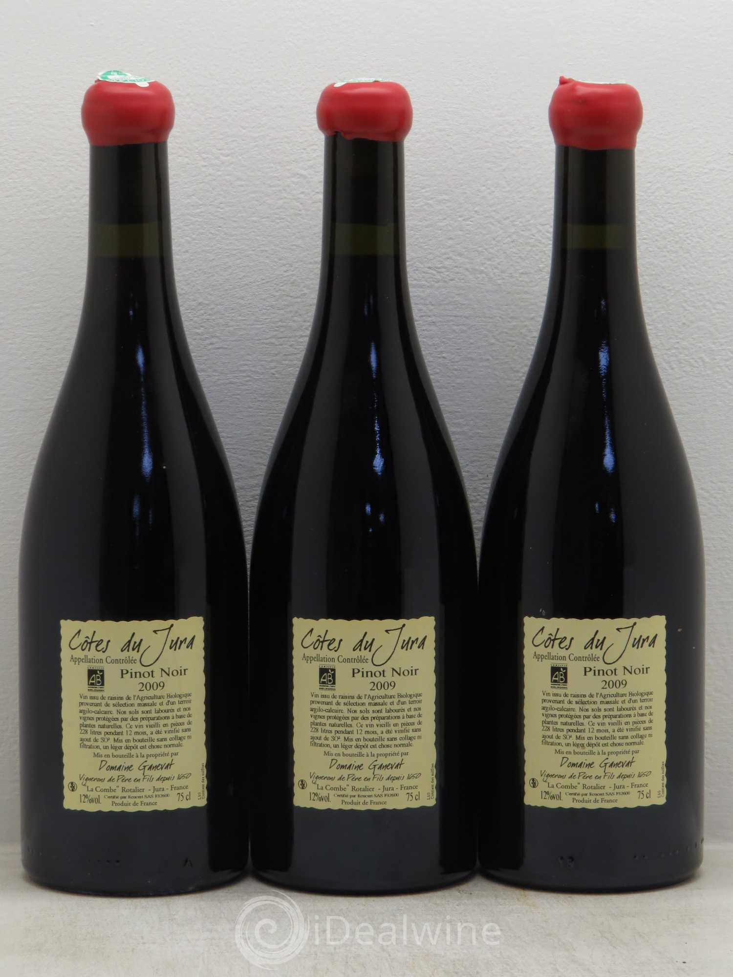 Côtes du Jura Cuvée Julien Jean-François Ganevat (Domaine) 2009 - Lot de 3 bouteilles - 1