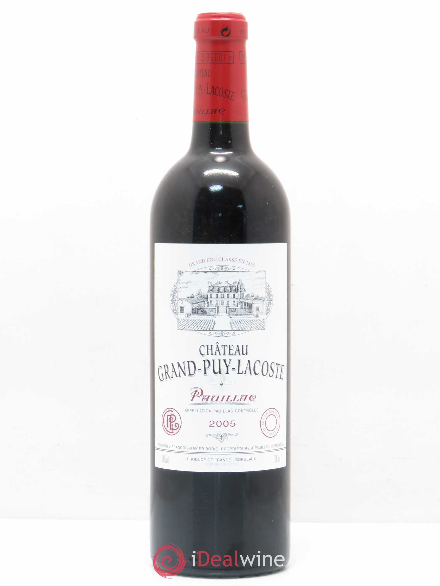 Château Grand Puy Lacoste 5ème Grand Cru Classé (sans prix de réserve) 2005 - Lot de 1 bouteille - 0