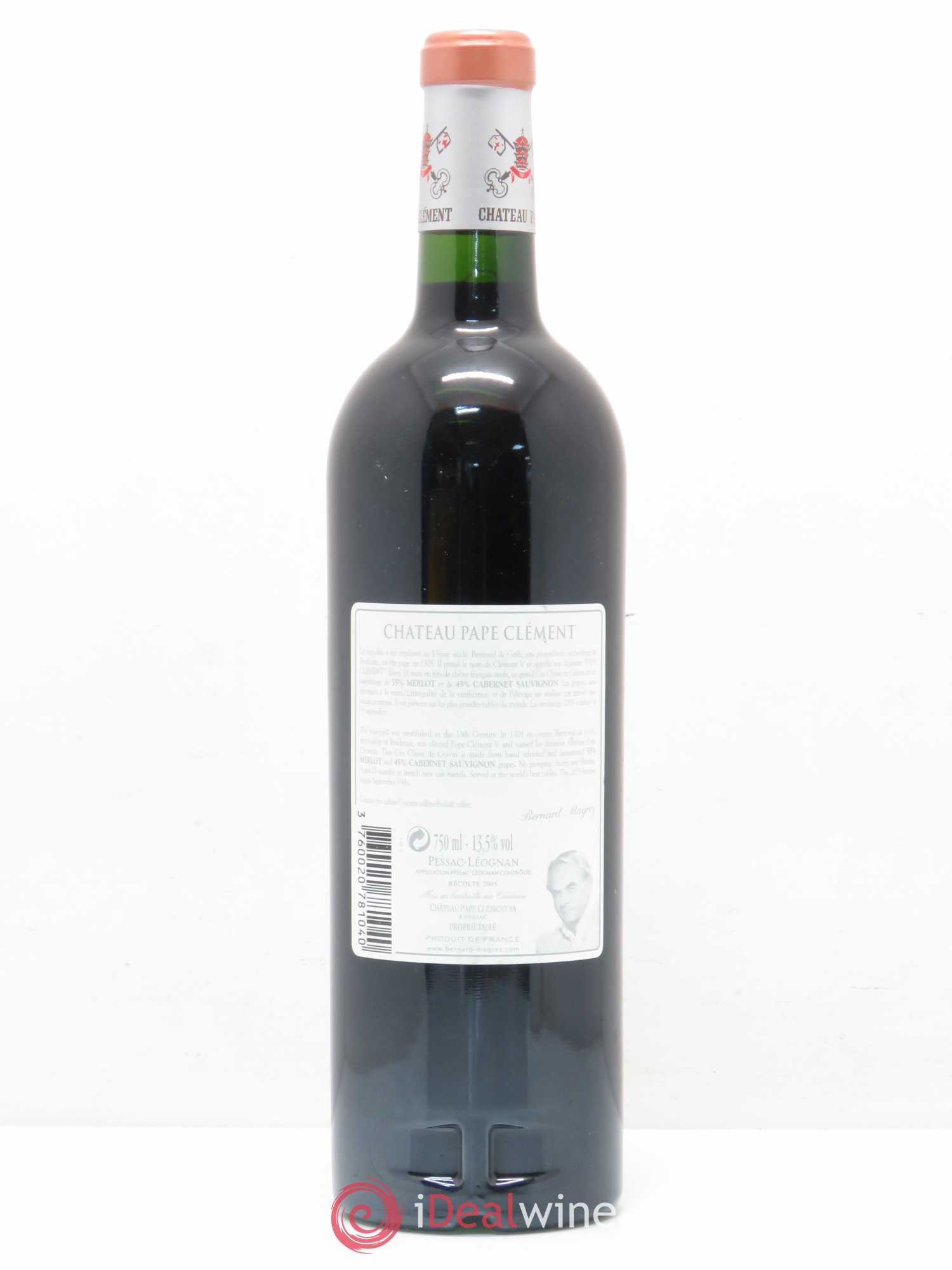 Château Pape Clément Cru Classé de Graves (sans prix de réserve) 2005 - Lot de 1 bouteille - 1