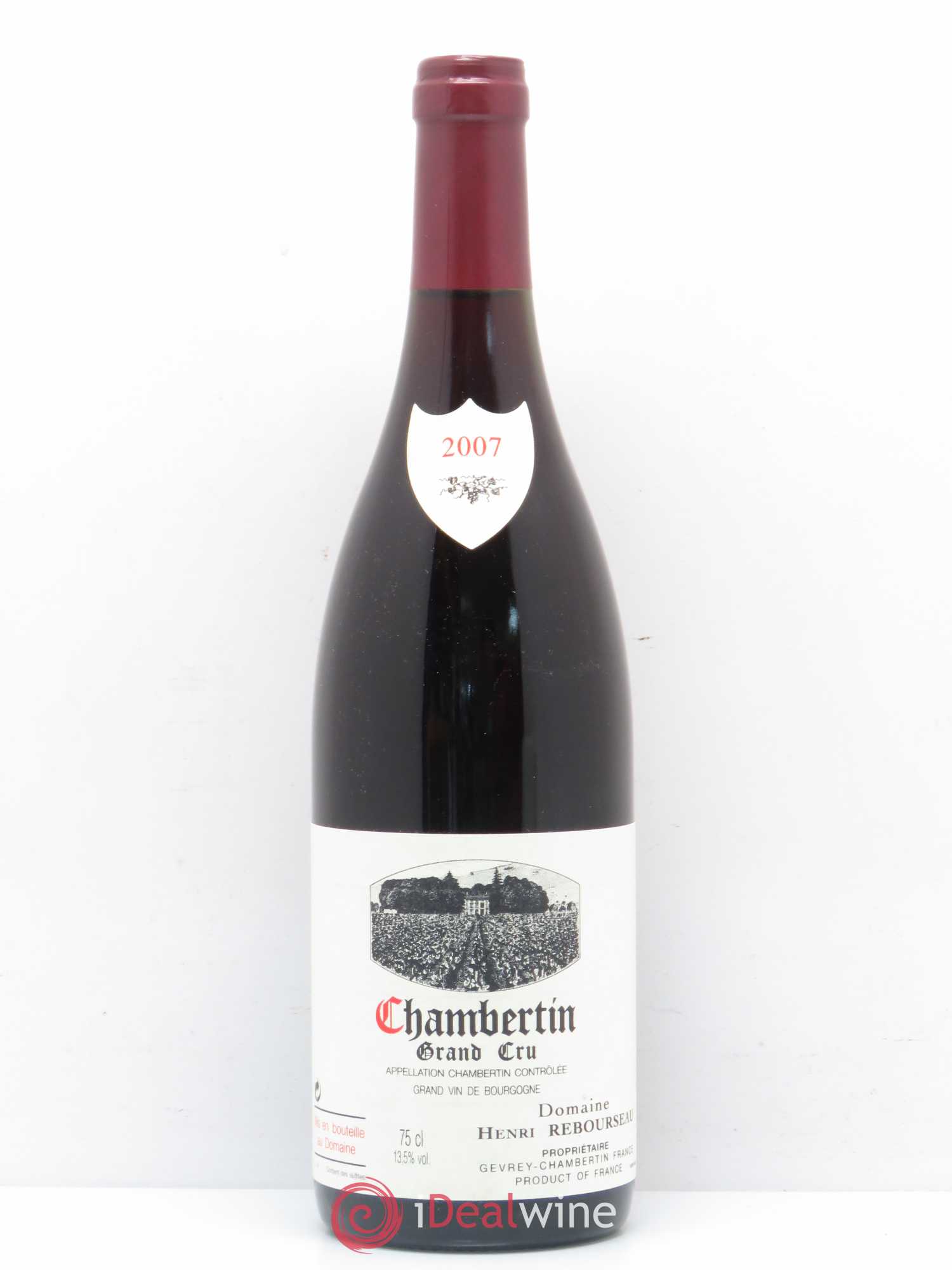 Chambertin Grand Cru Henri Rebourseau (sans prix de réserve) 2007 - Lot de 1 bouteille - 0