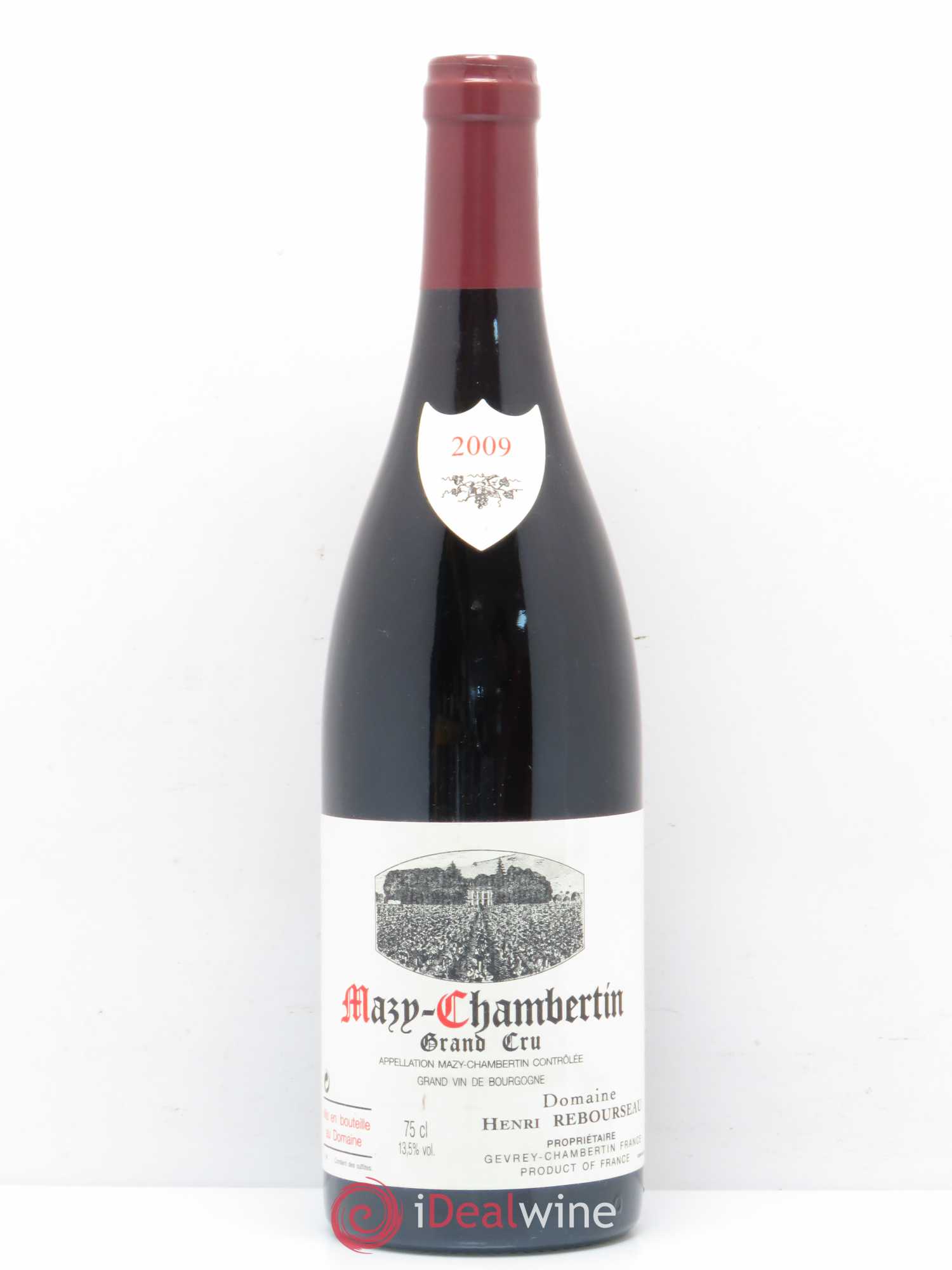 Mazis-Chambertin Grand Cru Henri Rebourseau 2009 - Lot de 1 bouteille - 0