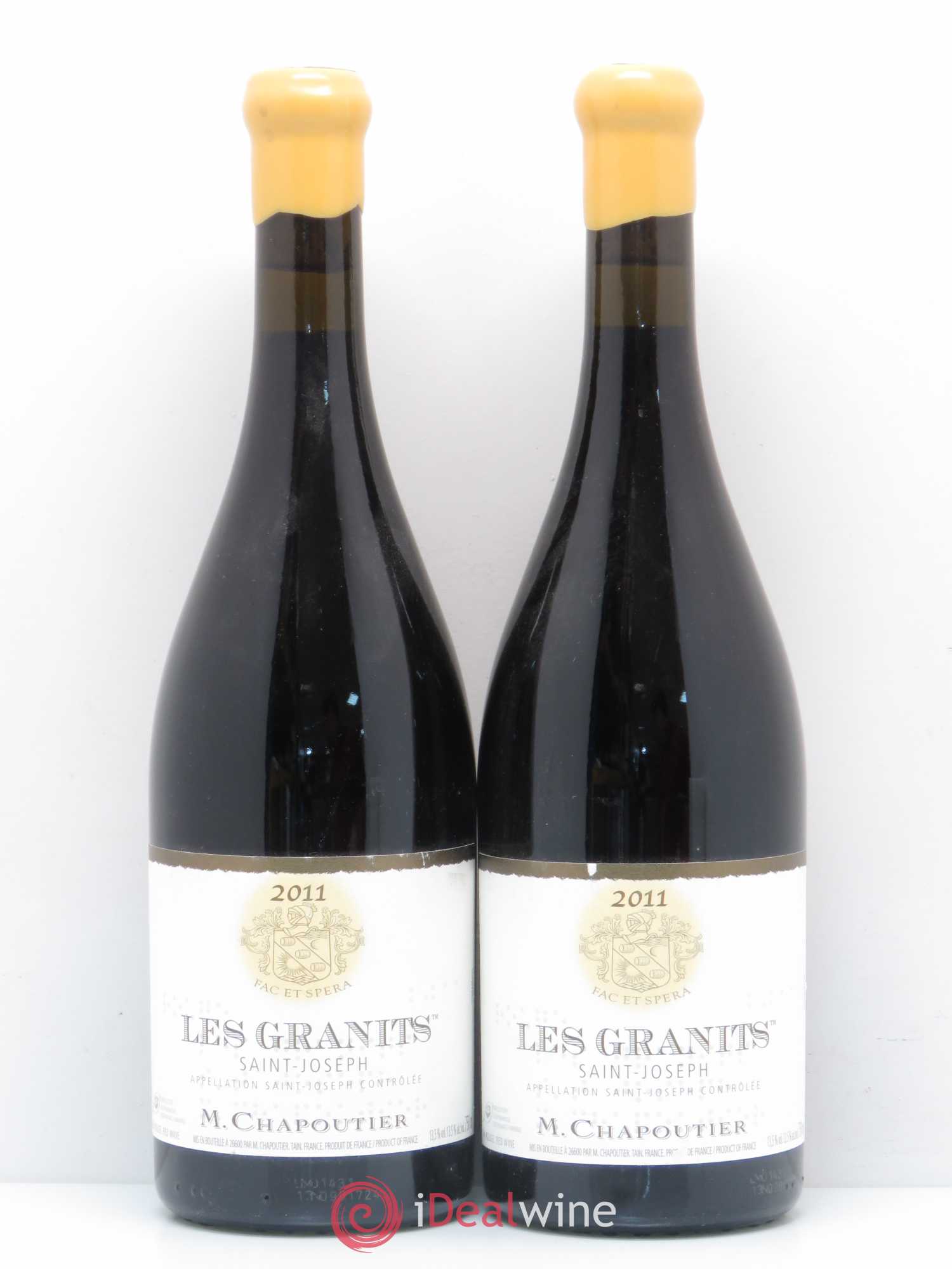 Saint-Joseph Les Granits Chapoutier 2011 - Lot de 2 bouteilles - 0