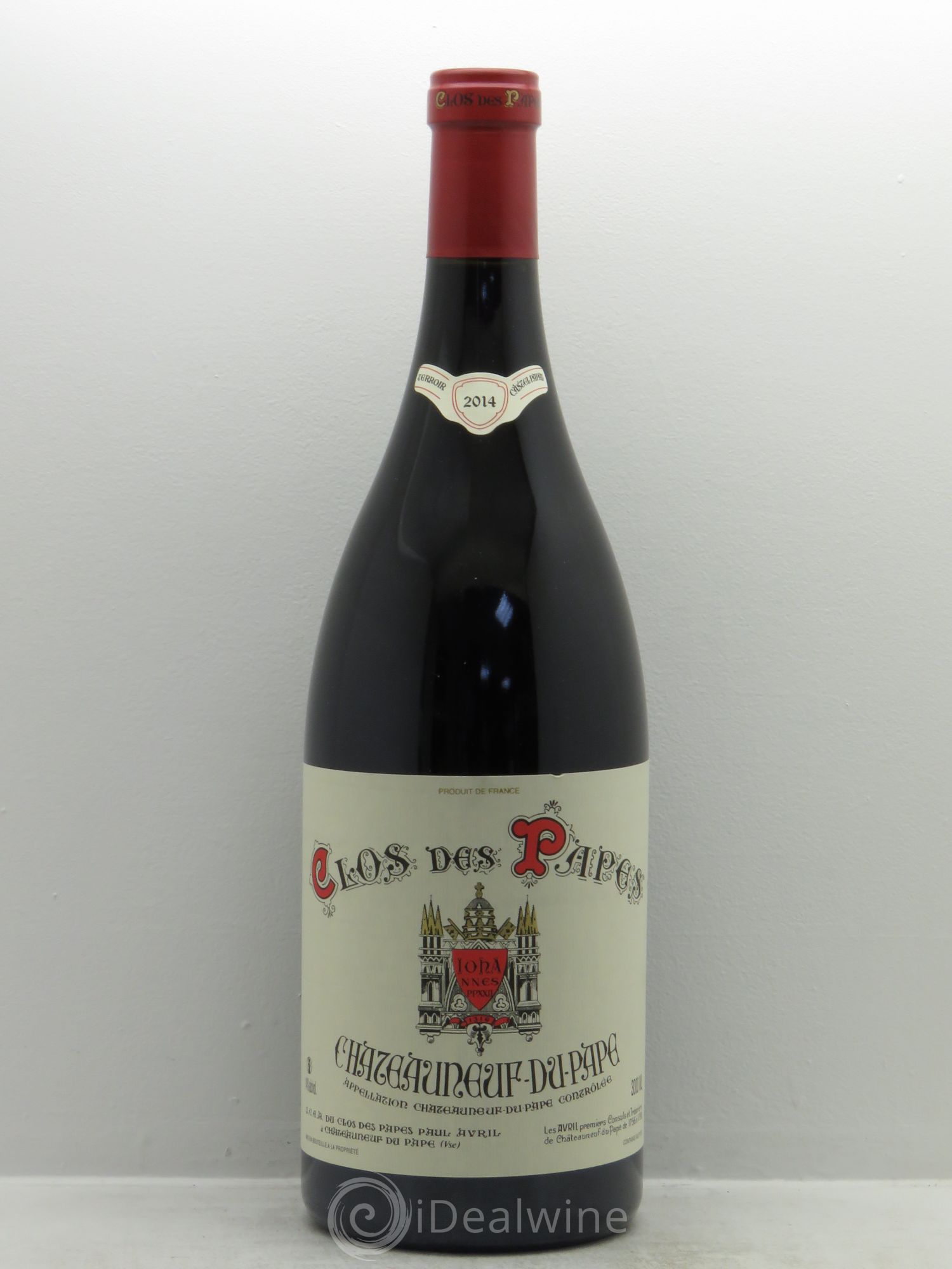 Châteauneuf-du-Pape Clos des Papes - Paul Avril 2014 - Lot de 1 double magnum - 0