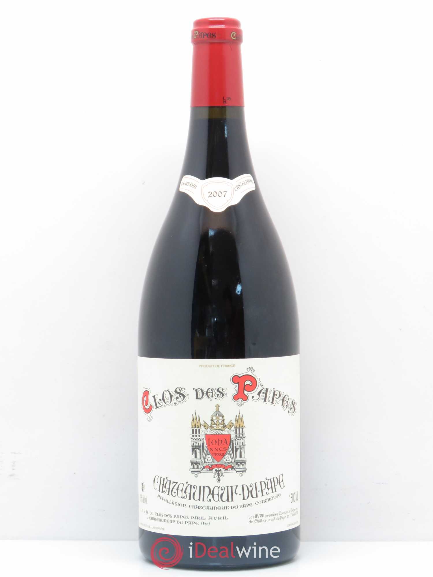 Châteauneuf-du-Pape Clos des Papes - Paul Avril 2007 - Lot de 1 magnum - 0