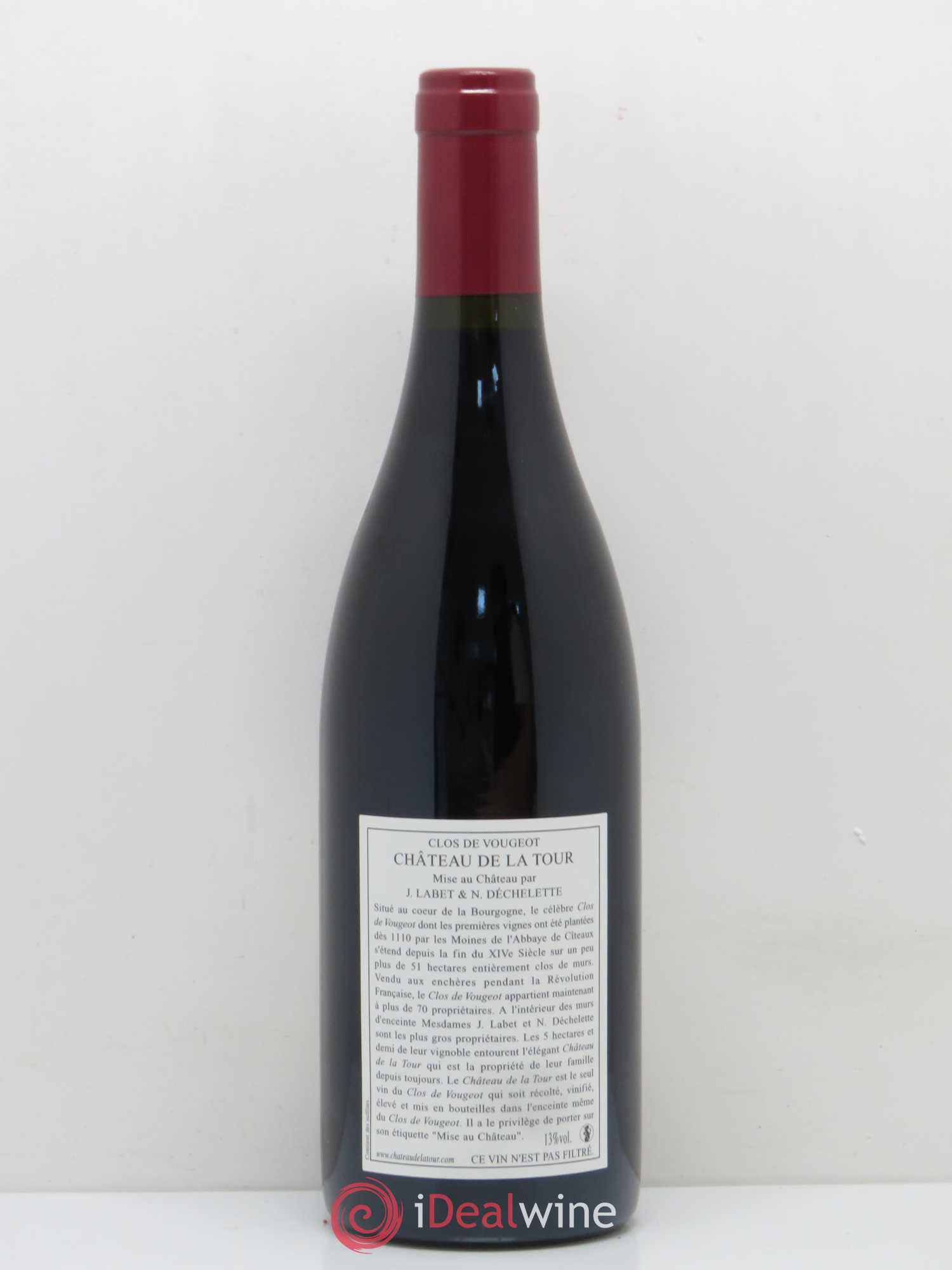 Clos de Vougeot Grand Cru Vieilles Vignes Château de La Tour 2009 - Lot de 1 bouteille - 1