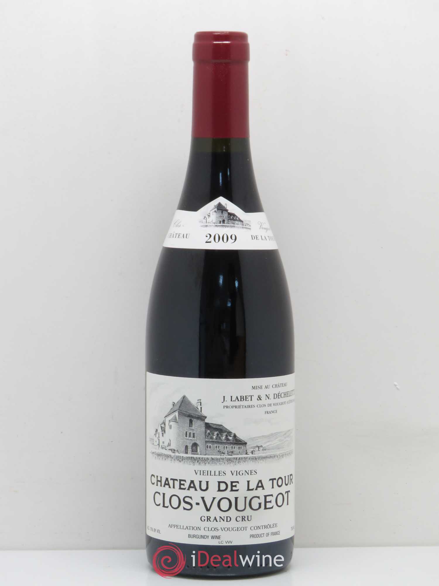 Clos de Vougeot Grand Cru Vieilles Vignes Château de La Tour 2009 - Lot de 1 bouteille - 0