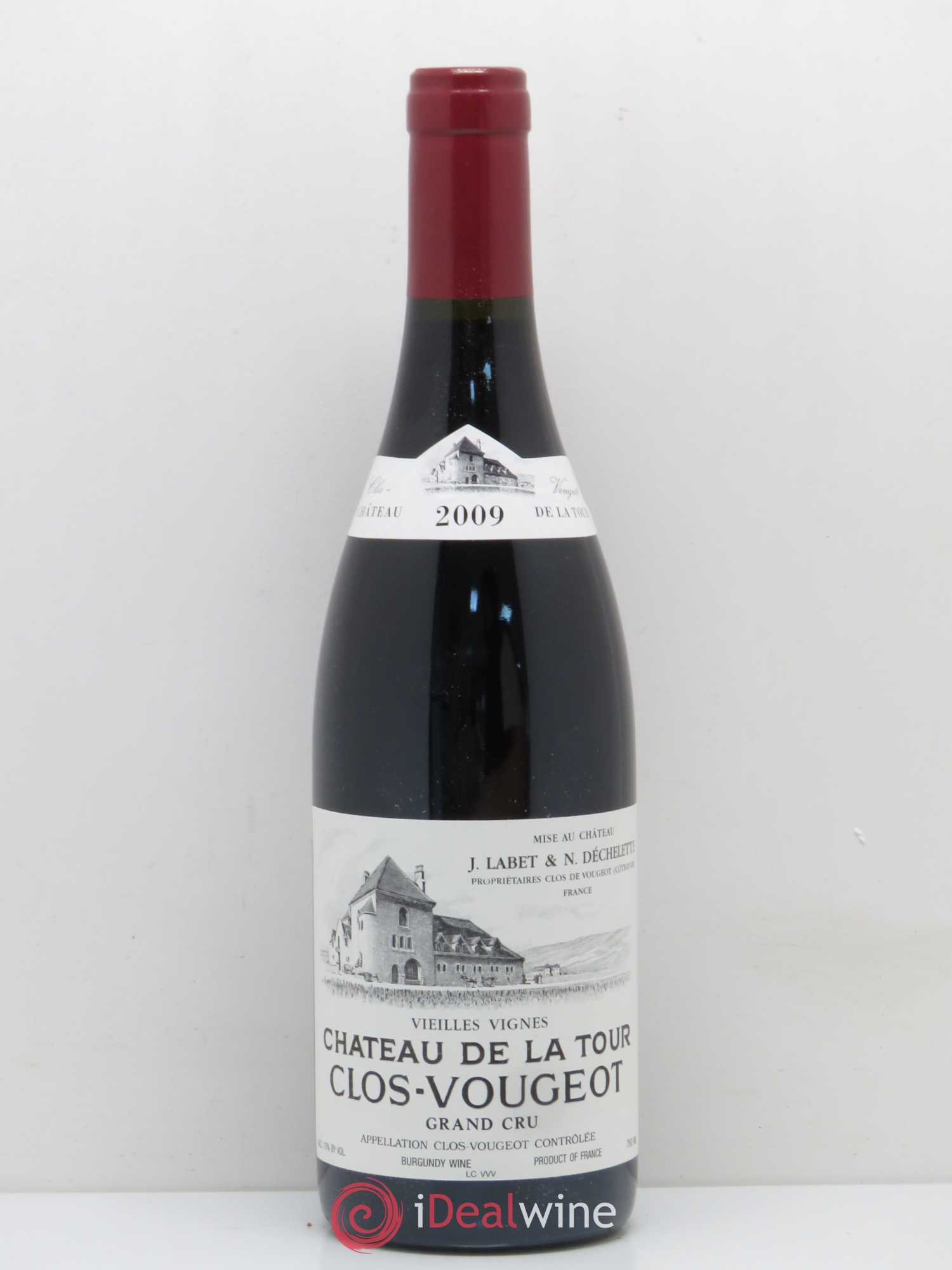 Clos de Vougeot Grand Cru Vieilles Vignes Château de La Tour 2009 - Lot de 1 bouteille - 0