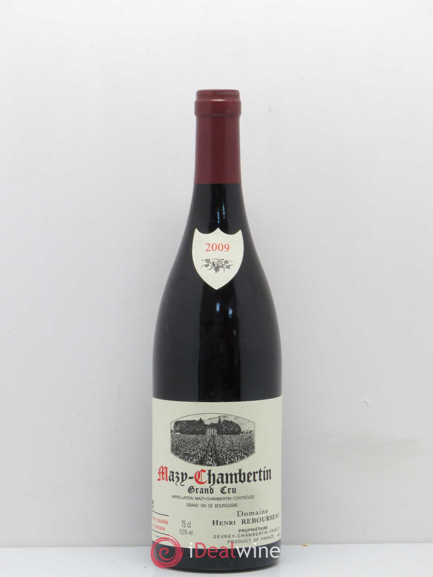 Mazis-Chambertin Grand Cru Henri Rebourseau 2009 - Lot de 1 bouteille - 0