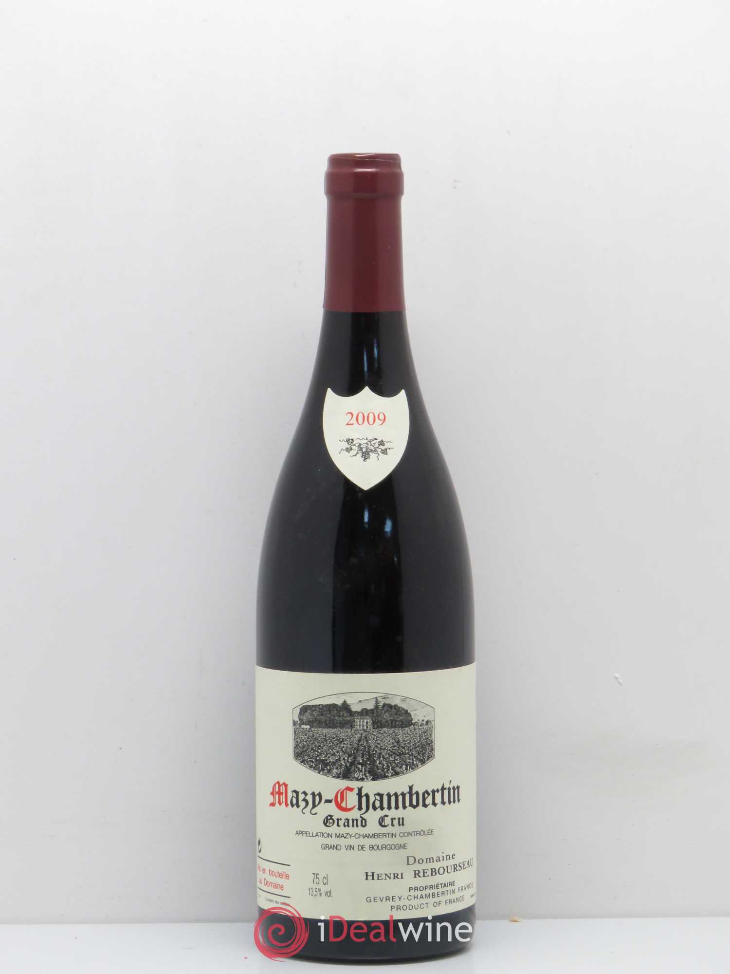 Mazis-Chambertin Grand Cru Henri Rebourseau 2009 - Lot de 1 bouteille - 0