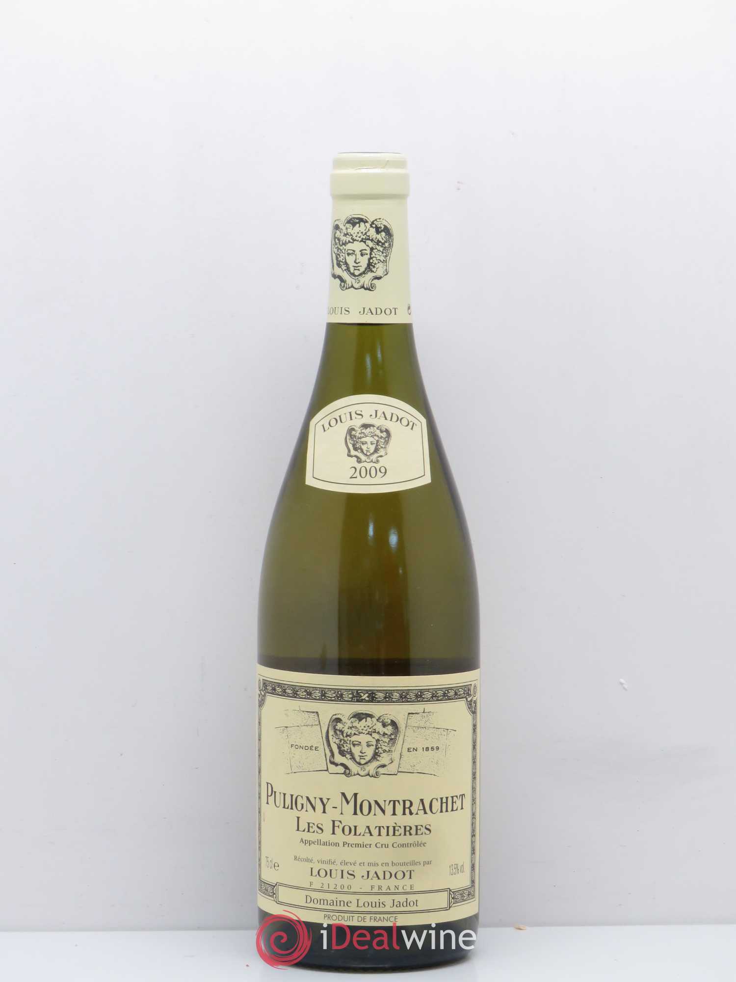 Puligny-Montrachet 1er Cru Les Folatières Domaine Louis Jadot 2009 - Lot de 1 bouteille - 0