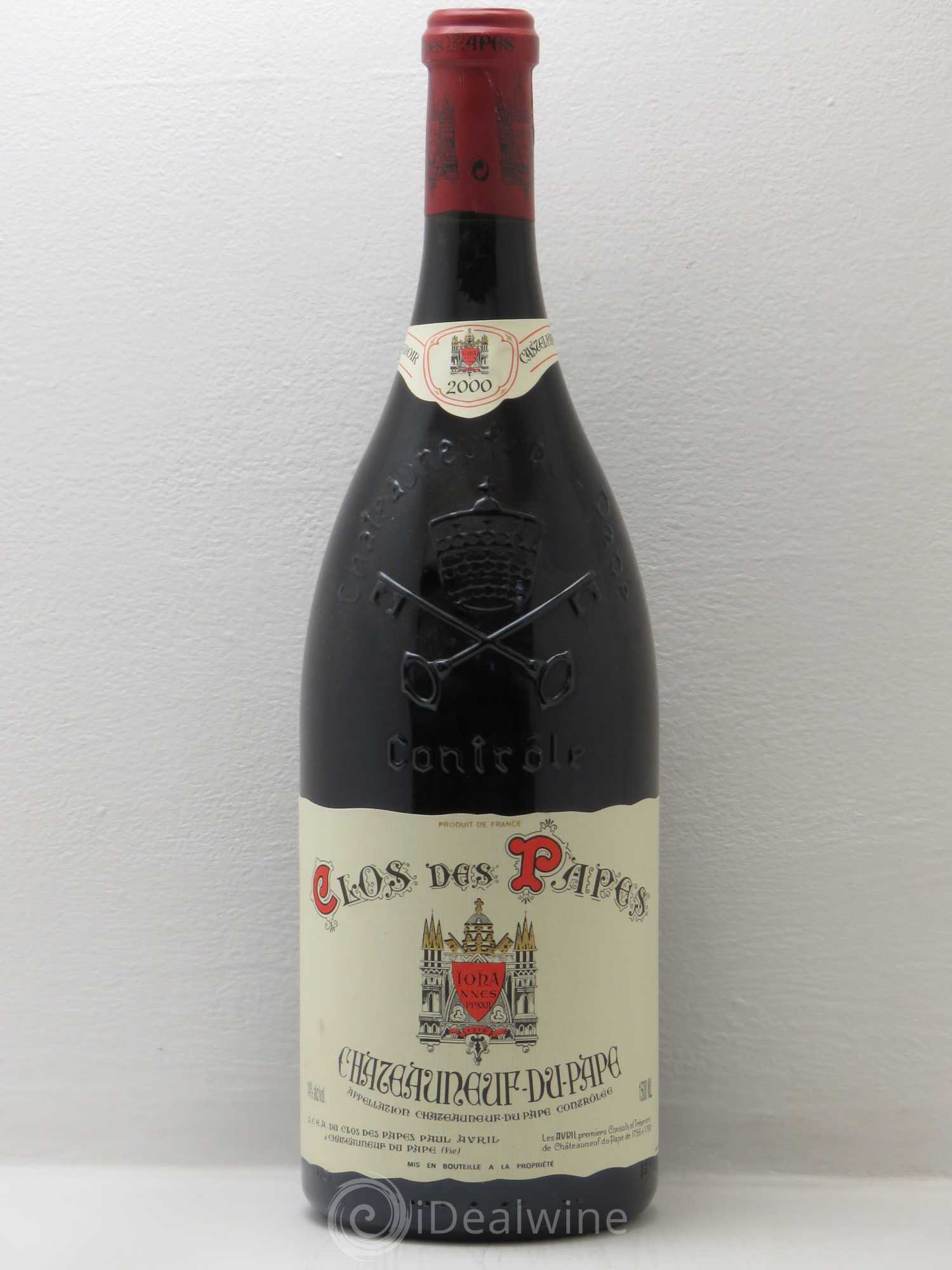 Châteauneuf-du-Pape Clos des Papes - Paul Avril 2000 - Lot de 1 magnum - 0