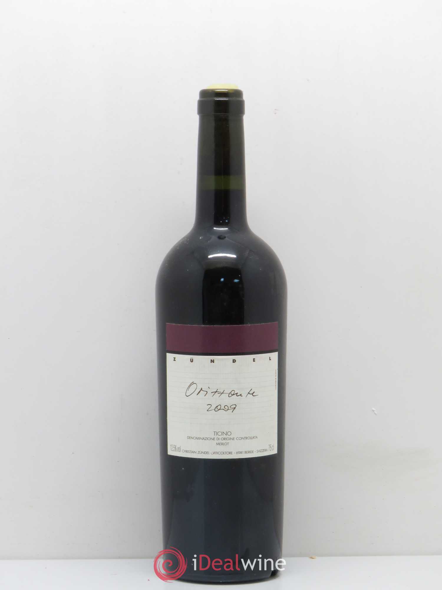 Divers Ticino DOC Cuvée Orizzonte Cristian Zundel 2009 - Posten von 1 Flasche - 0