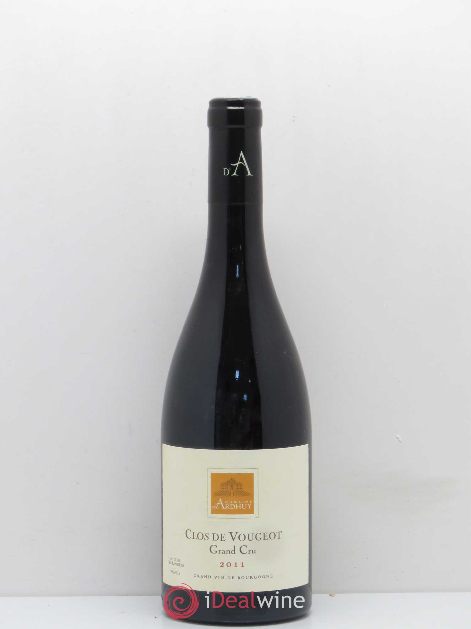 Clos de Vougeot Grand Cru Domaine D'Ardhuy 2011 - Posten von 1 Flasche - 0