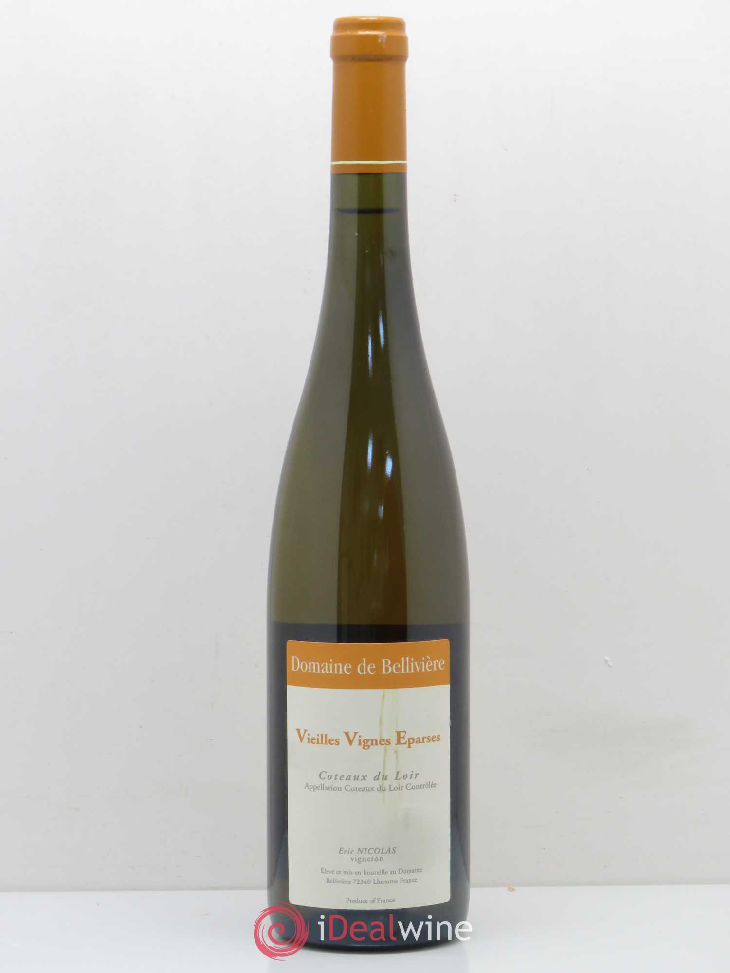 Coteaux du Loir Vieilles Vignes Eparses Domaine de Bellivière 2013 - Lot de 1 bouteille - 0