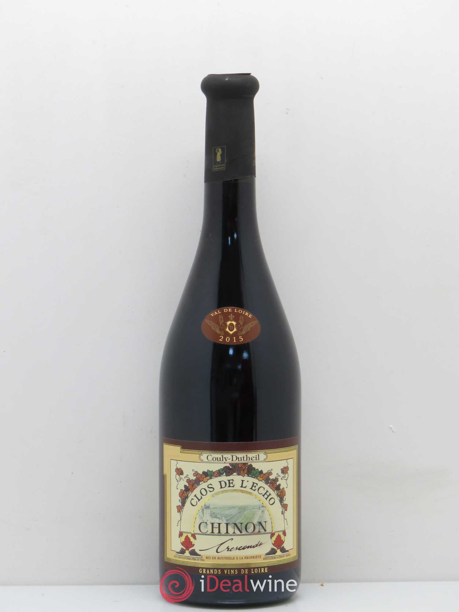 Chinon Clos de l'Echo Couly-Dutheil Cuvée Crescendo 2015 - Lot de 1 bouteille - 0