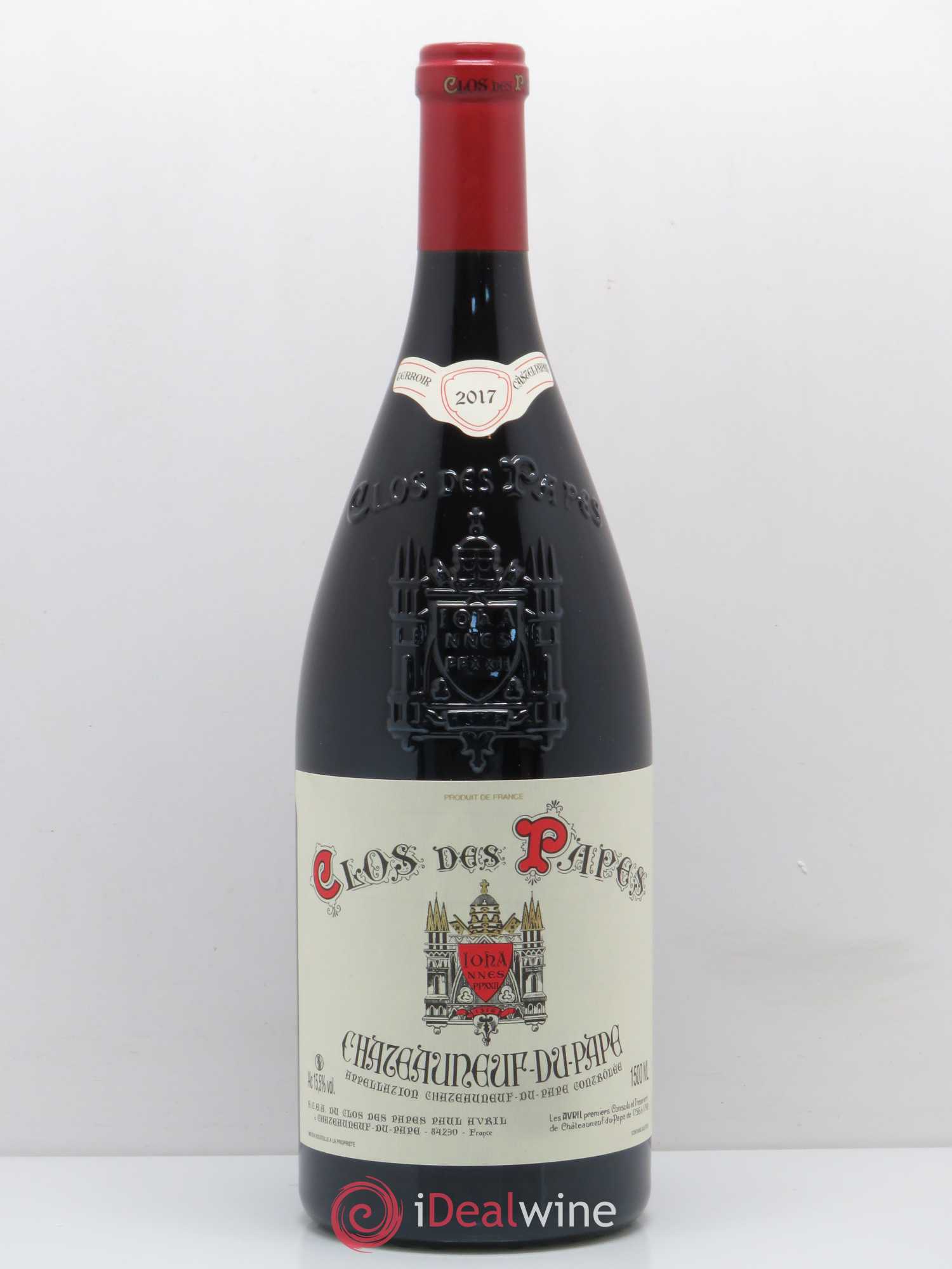 Châteauneuf-du-Pape Clos des Papes - Paul Avril 2017 - Lot de 1 magnum - 0