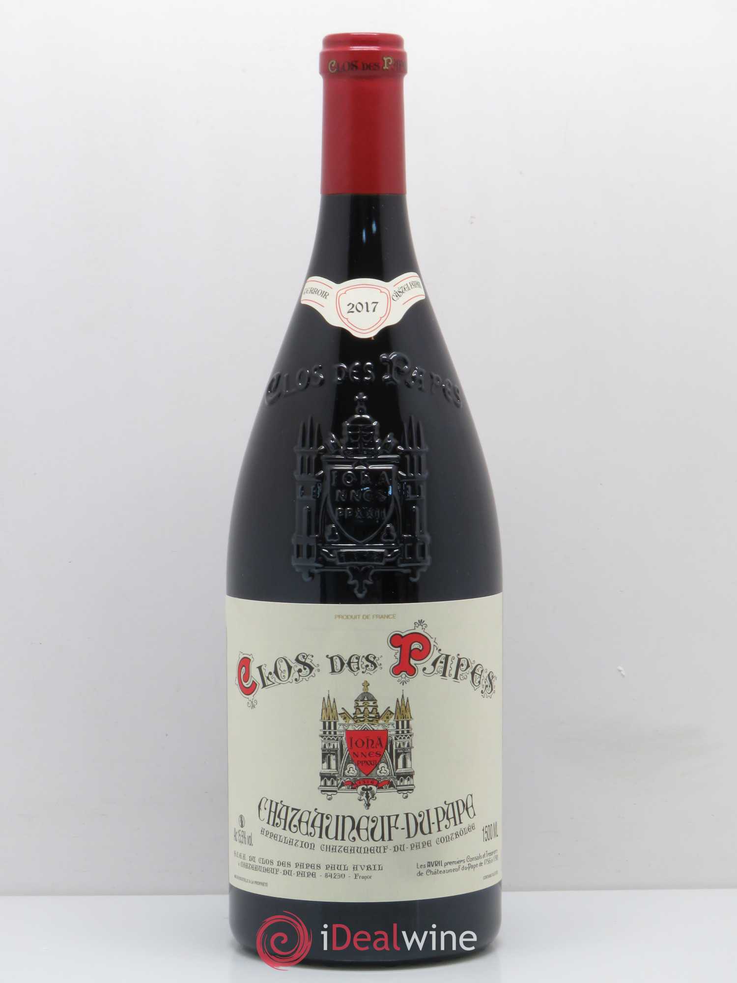 Châteauneuf-du-Pape Clos des Papes - Paul Avril 2017 - Lot de 1 magnum - 0