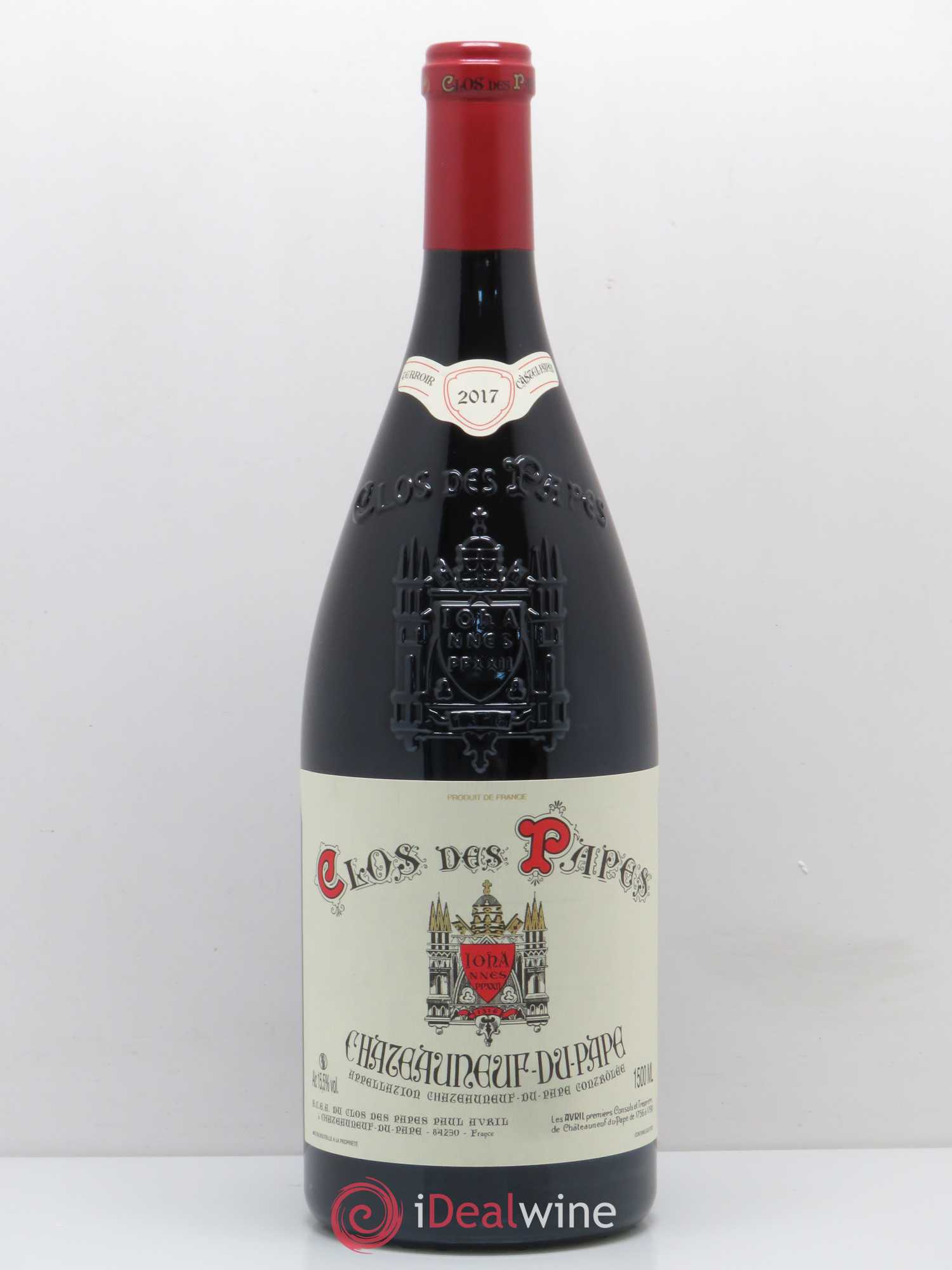 Châteauneuf-du-Pape Clos des Papes - Paul Avril 2017 - Lot de 1 magnum - 0
