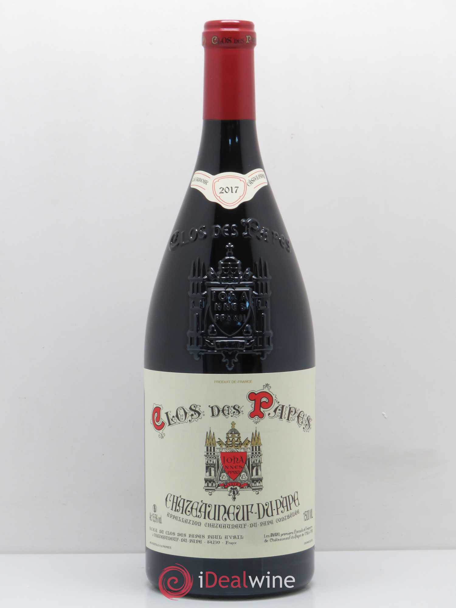 Châteauneuf-du-Pape Clos des Papes - Paul Avril 2017 - Lot de 1 magnum - 0