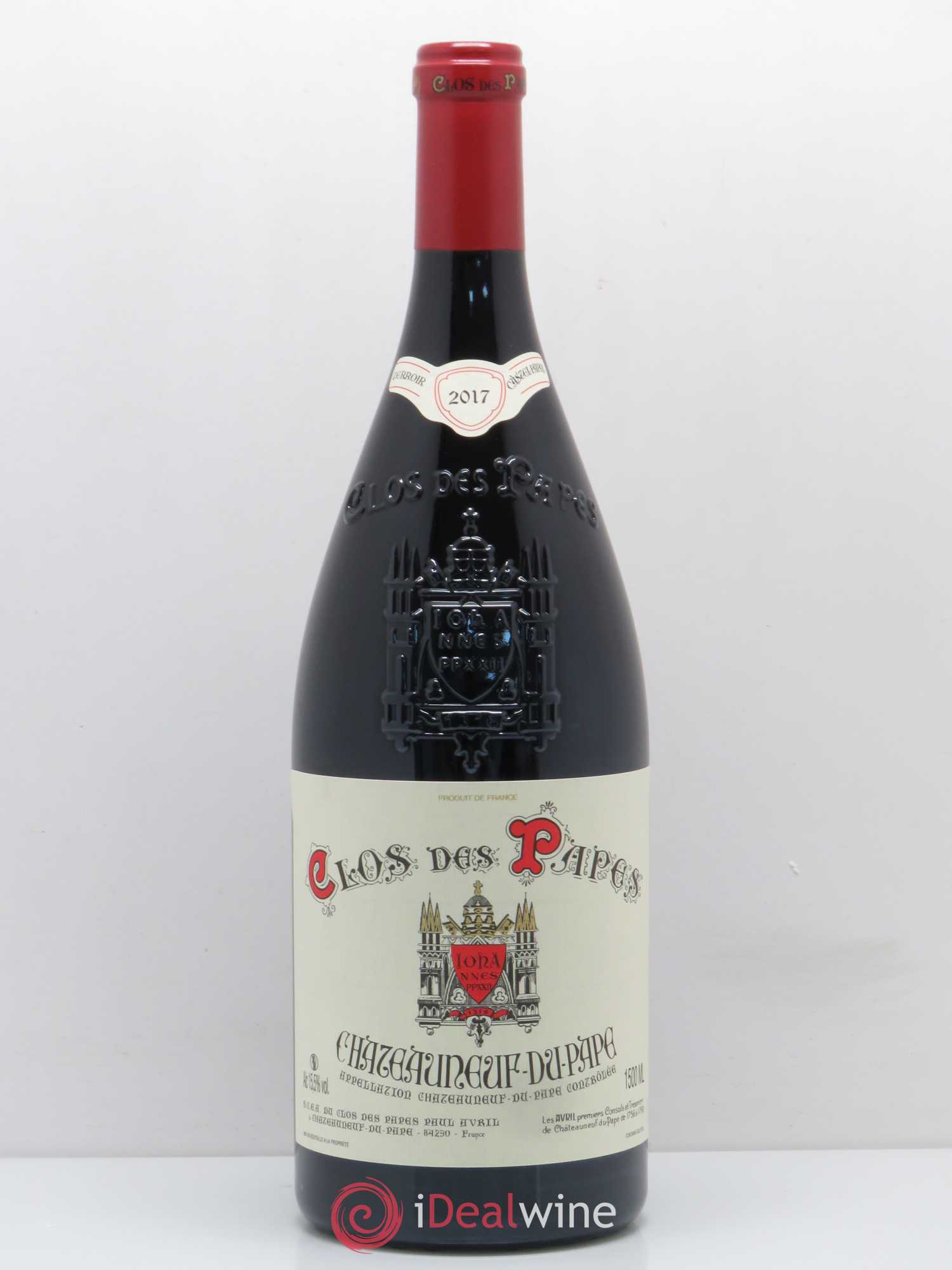 Châteauneuf-du-Pape Clos des Papes - Paul Avril 2017 - Lot de 1 magnum - 0