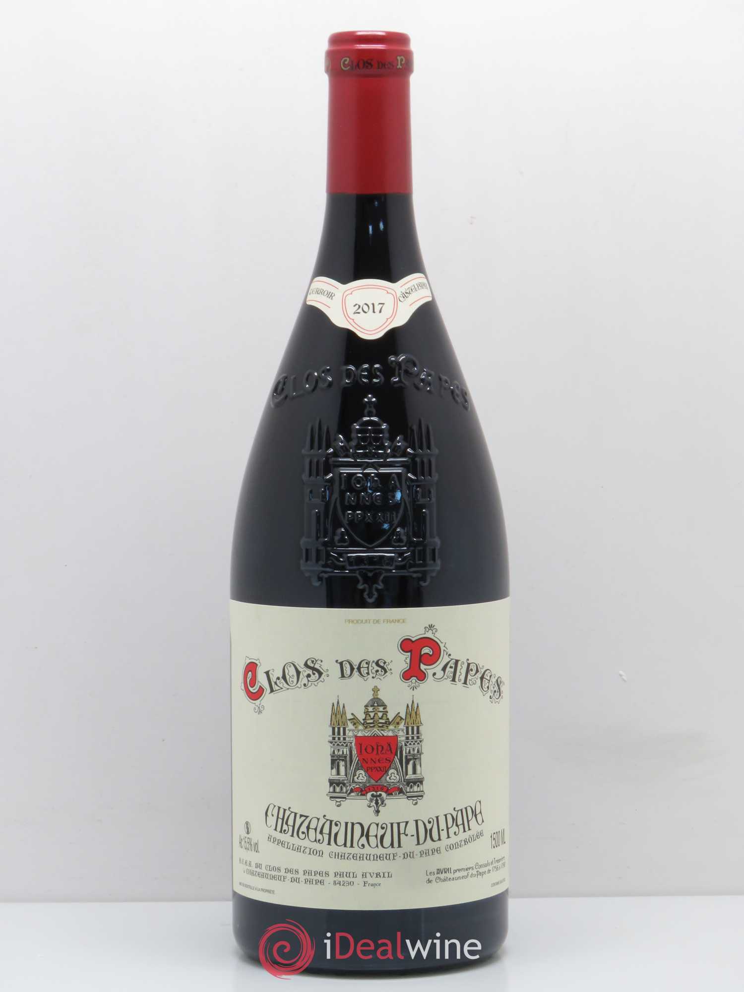 Châteauneuf-du-Pape Clos des Papes - Paul Avril 2017 - Lot de 1 magnum - 0