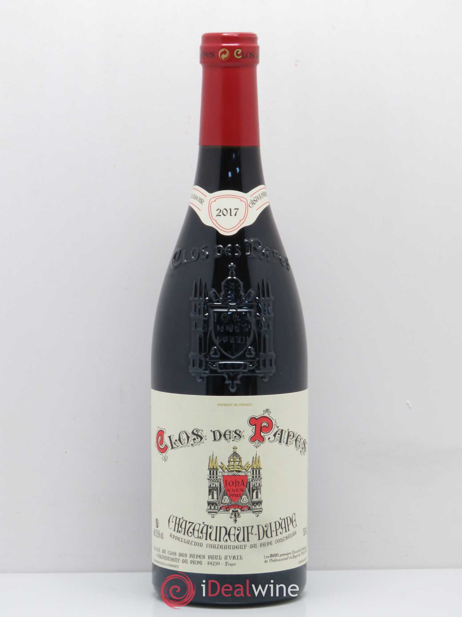 Châteauneuf-du-Pape Clos des Papes - Paul Avril 2017 - Lot de 1 bouteille - 0