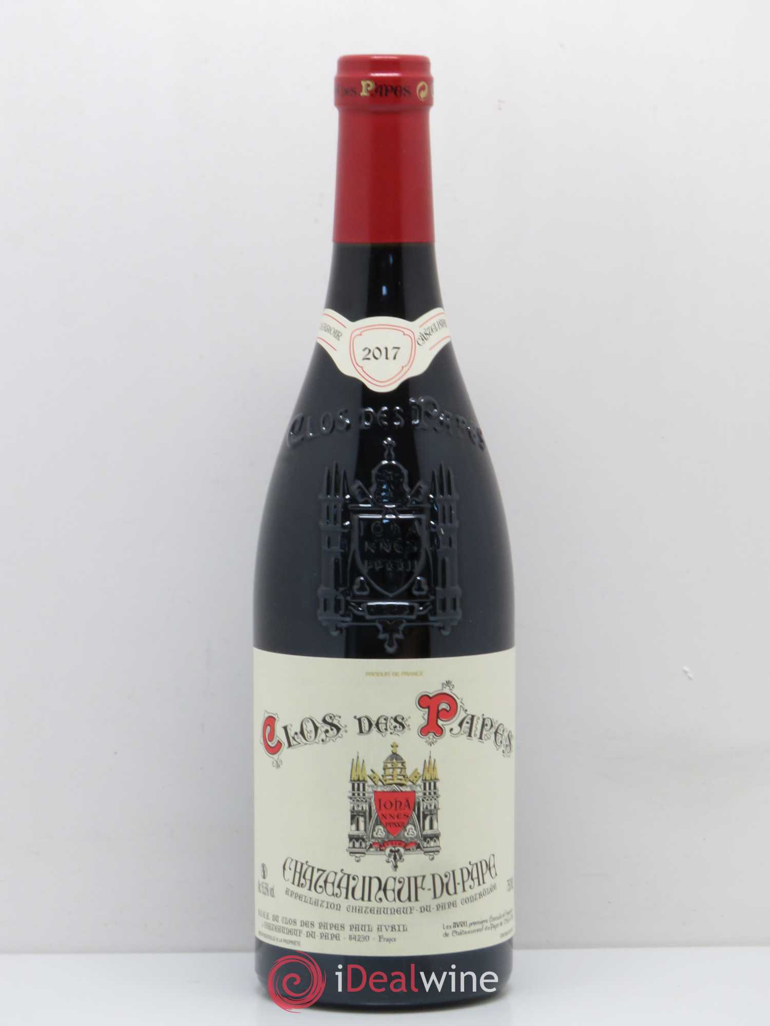 Châteauneuf-du-Pape Clos des Papes - Paul Avril 2017 - Lot de 1 bouteille - 0