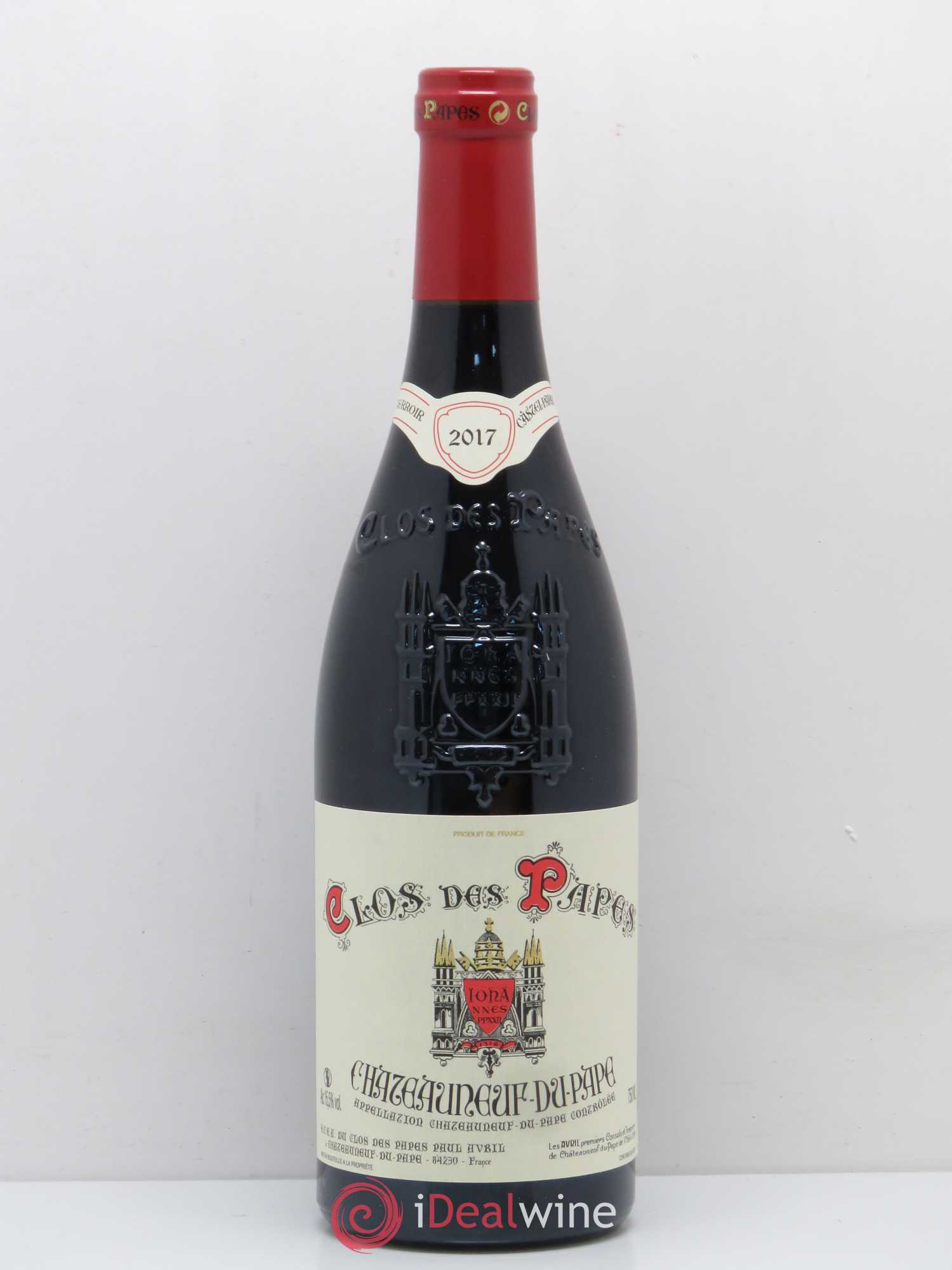 Châteauneuf-du-Pape Clos des Papes - Paul Avril 2017 - Lot de 1 bouteille - 0