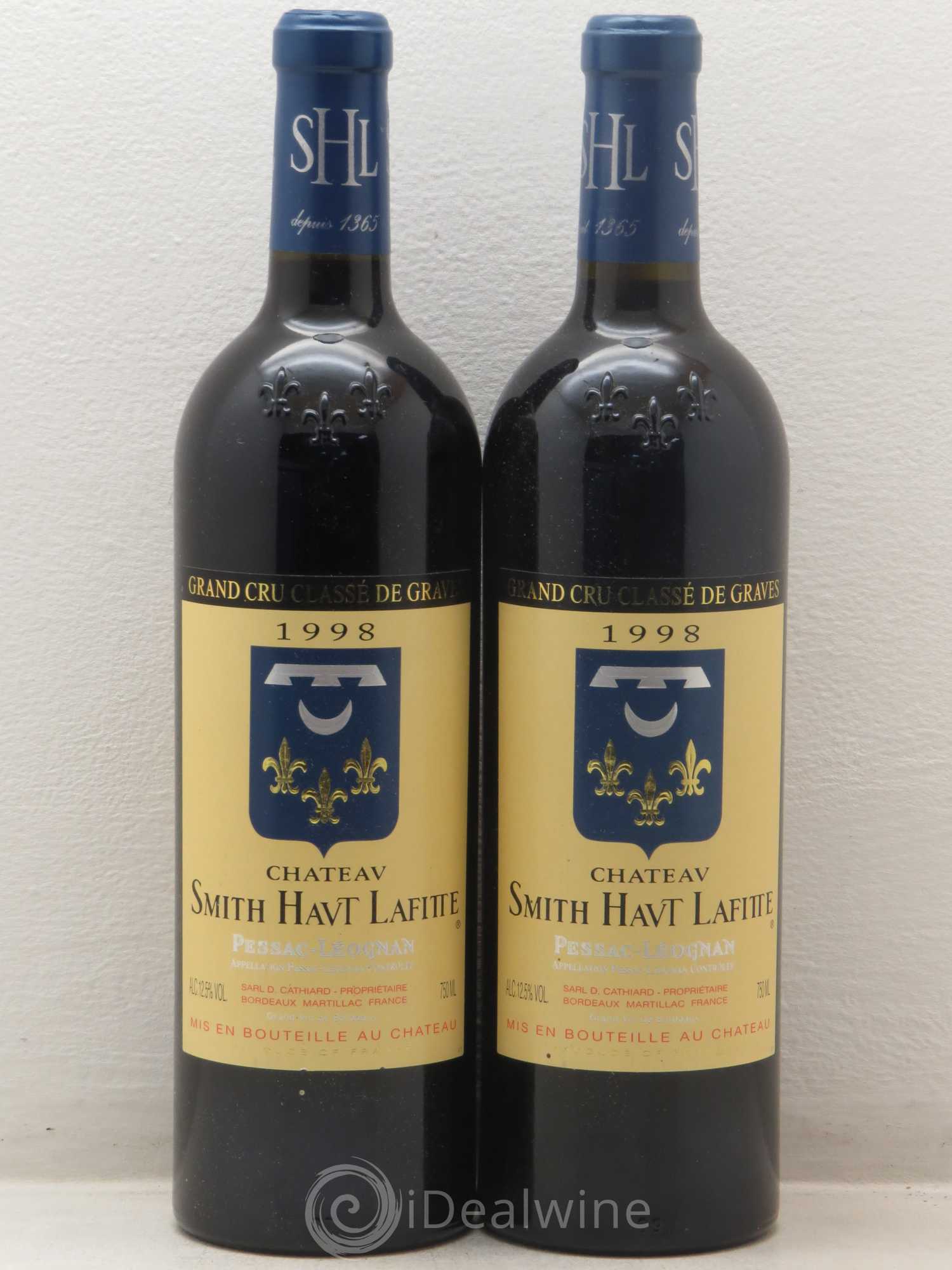 Château Smith Haut Lafitte Cru Classé de Graves 1998 - Lot de 2 bouteilles - 0