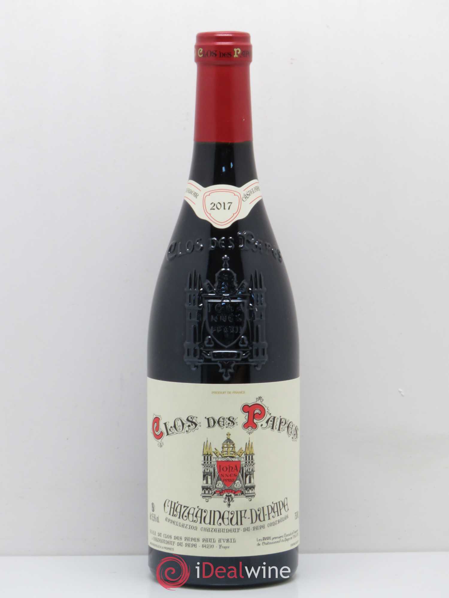 Châteauneuf-du-Pape Clos des Papes - Paul Avril 2017 - Lot de 1 bouteille - 0