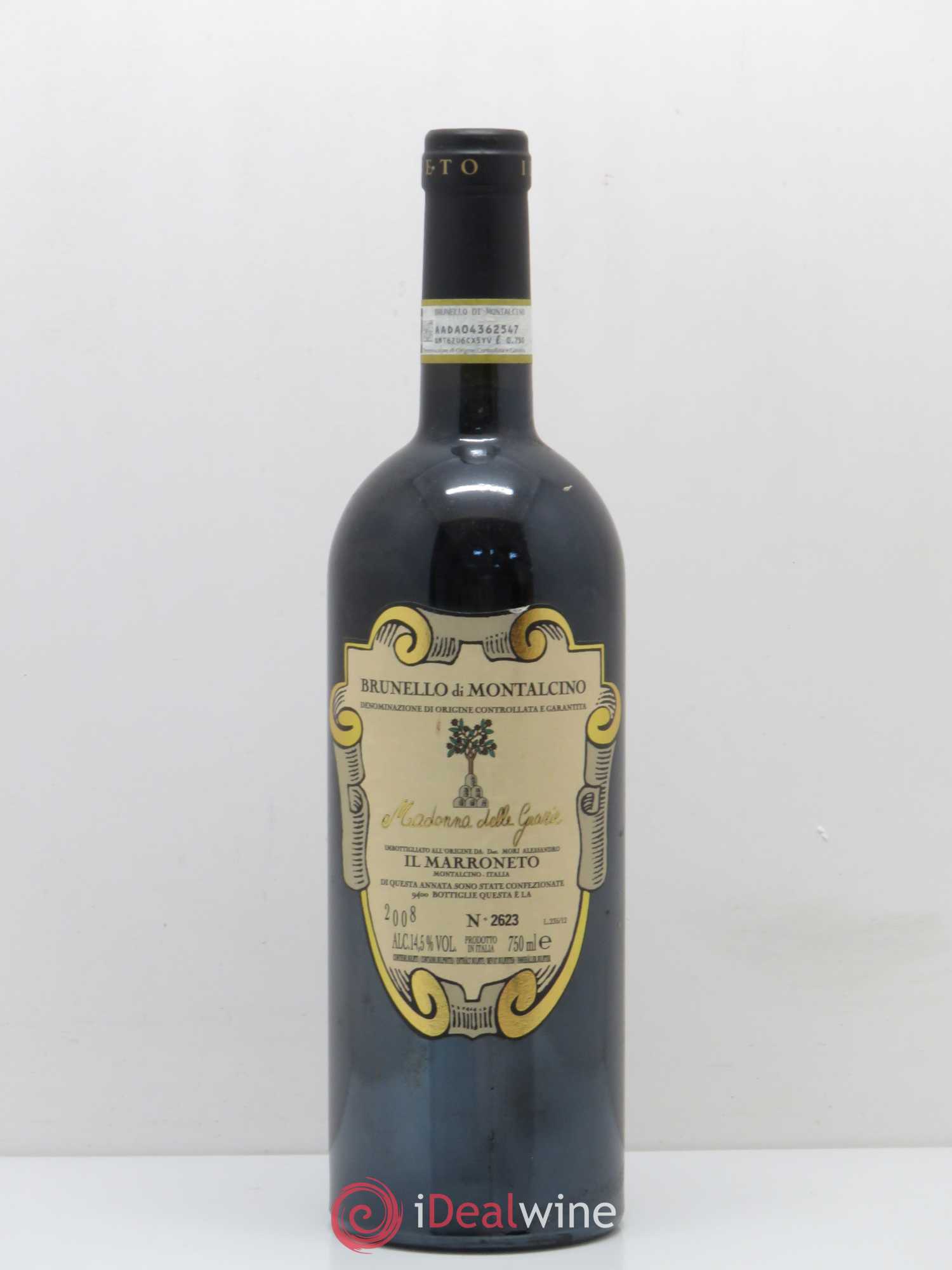 Brunello di Montalcino Il Marroneto - Cuvée Madonna delle Grazie 2008 - Posten von 1 Flasche - 0