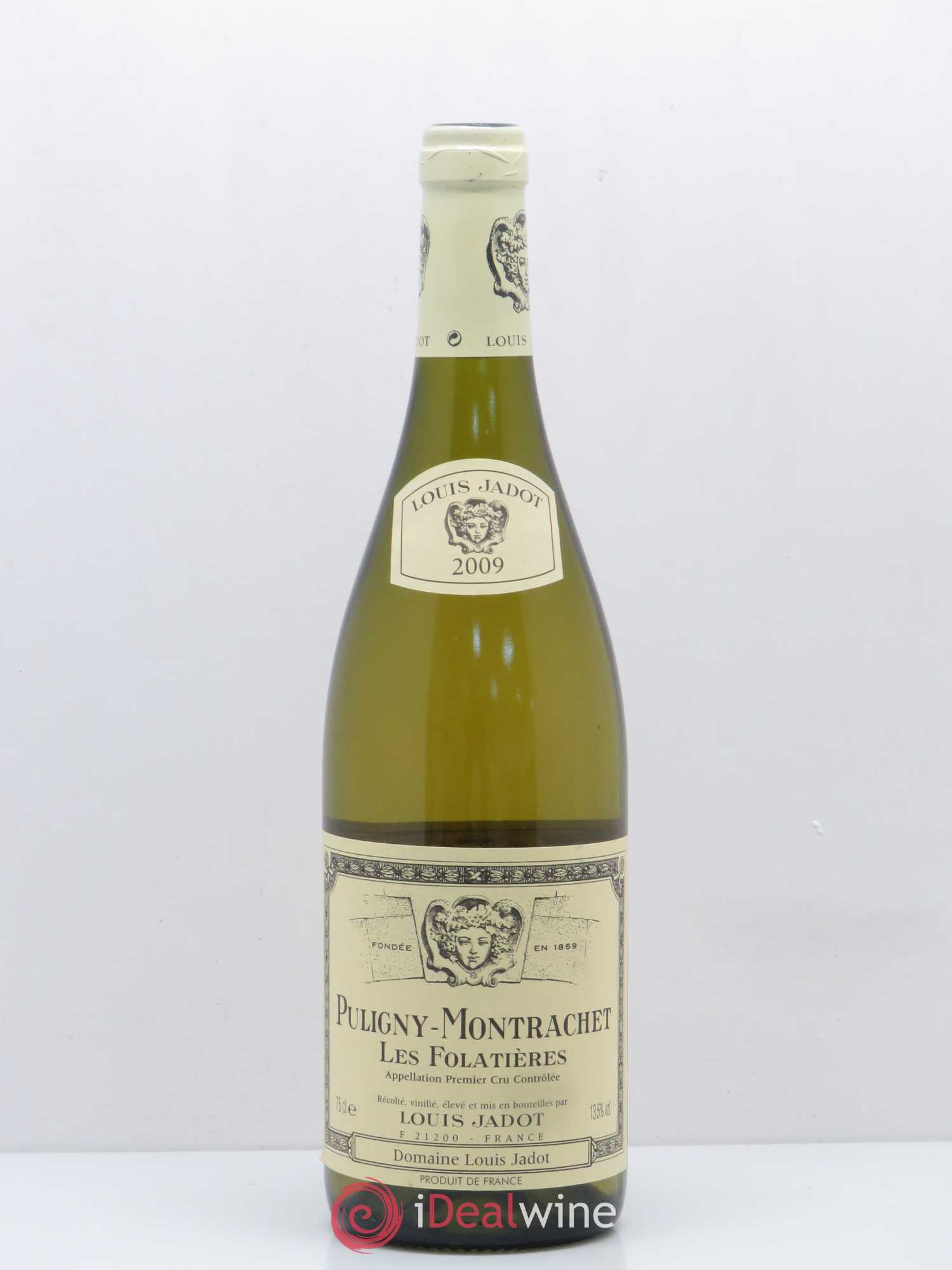 Puligny-Montrachet 1er Cru Les Folatières Domaine Louis Jadot 2009 - Lot de 1 bouteille - 0