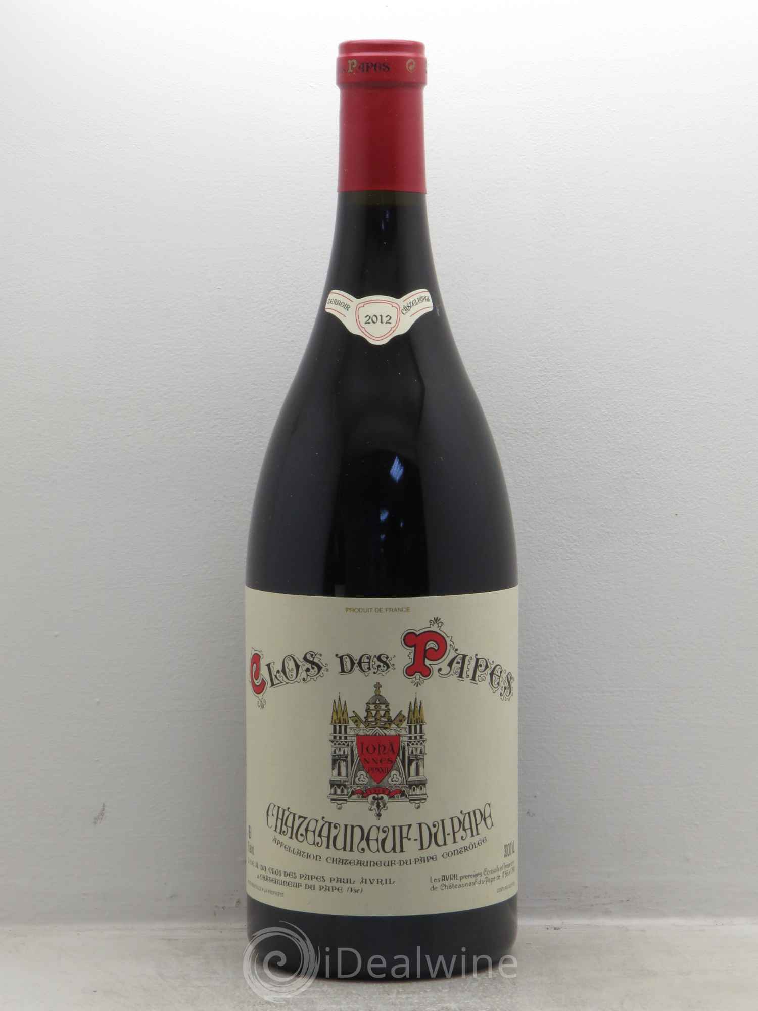 Châteauneuf-du-Pape Clos des Papes - Paul Avril 2012 - Lot de 1 double magnum - 0